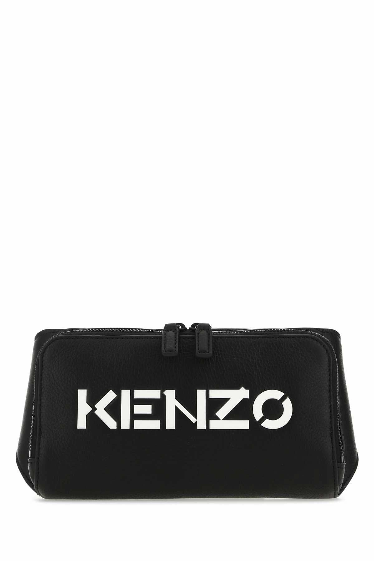 Kenzo Logo Printed Zipped Belt Bag