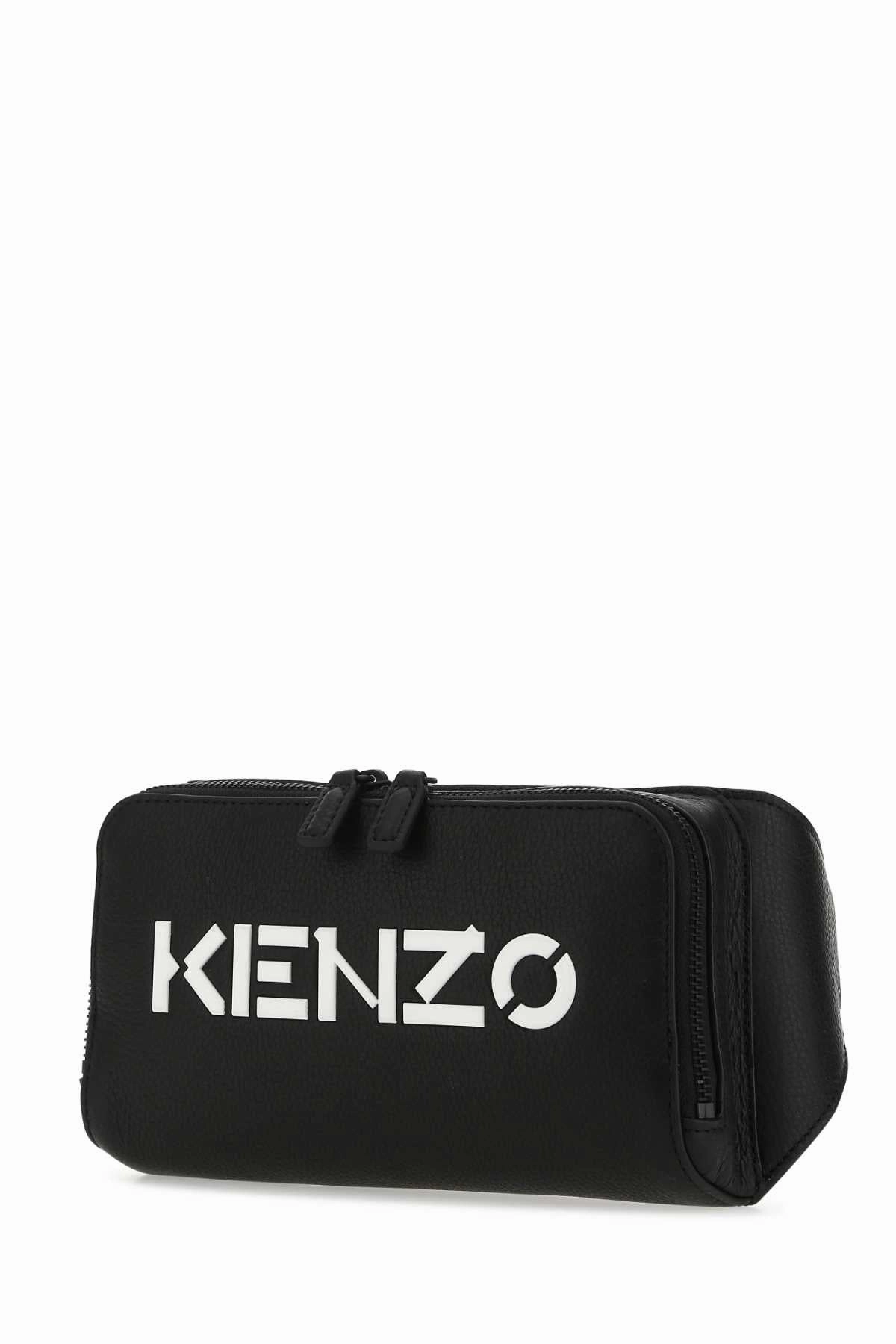 Kenzo Logo Printed Zipped Belt Bag