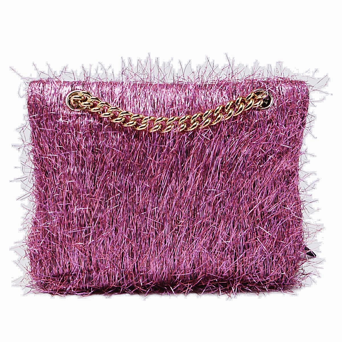 Lanvin Lurex Happy Bow-Detailed Mini Shoulder Bag