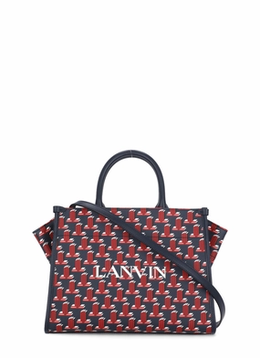 Lanvin Monogram Logo Printed Tote Bag
