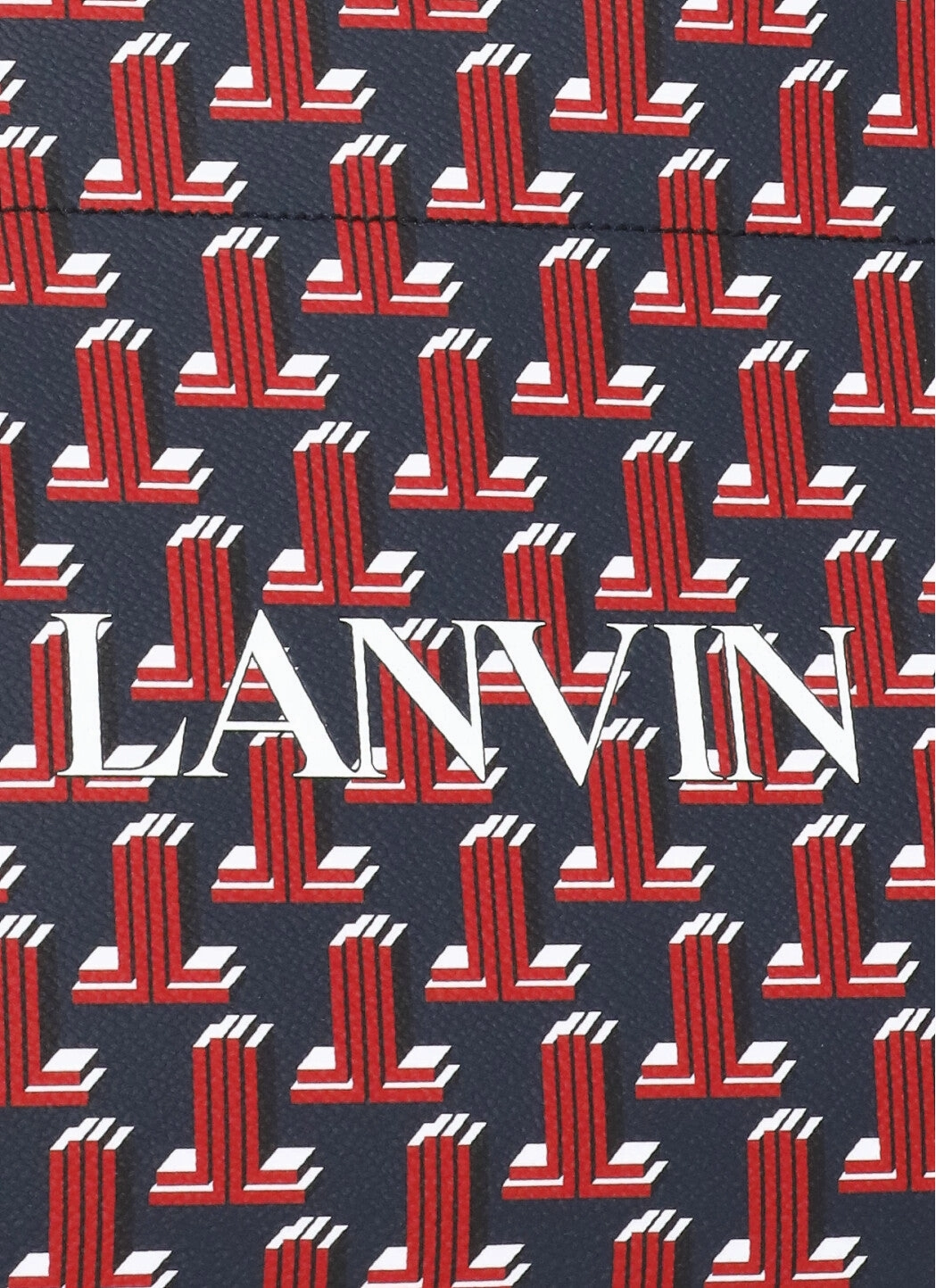 Lanvin Monogram Logo Printed Tote Bag