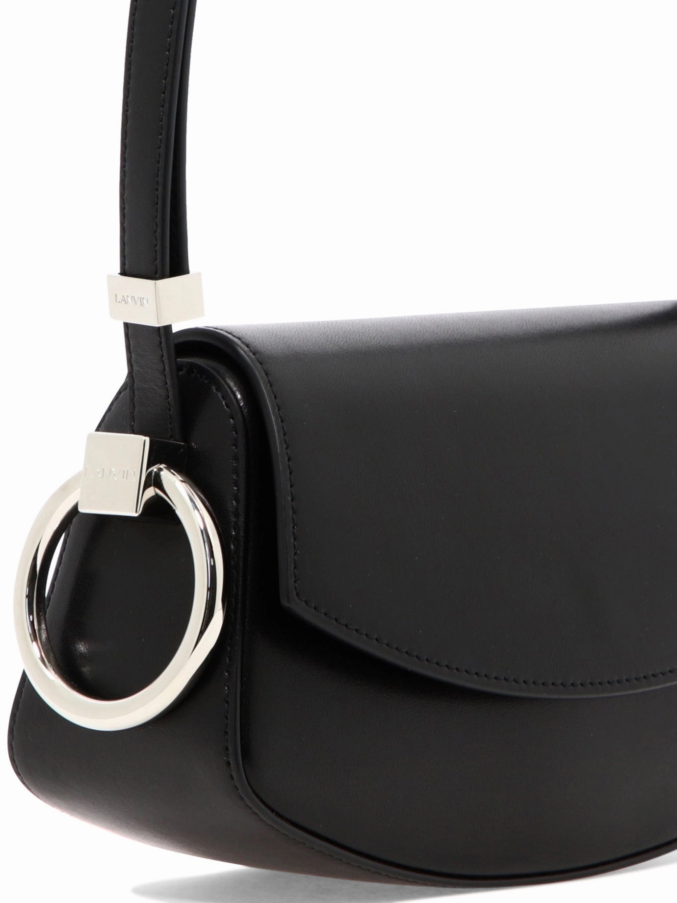 Lanvin Ring-Detailed Shoulder Bag