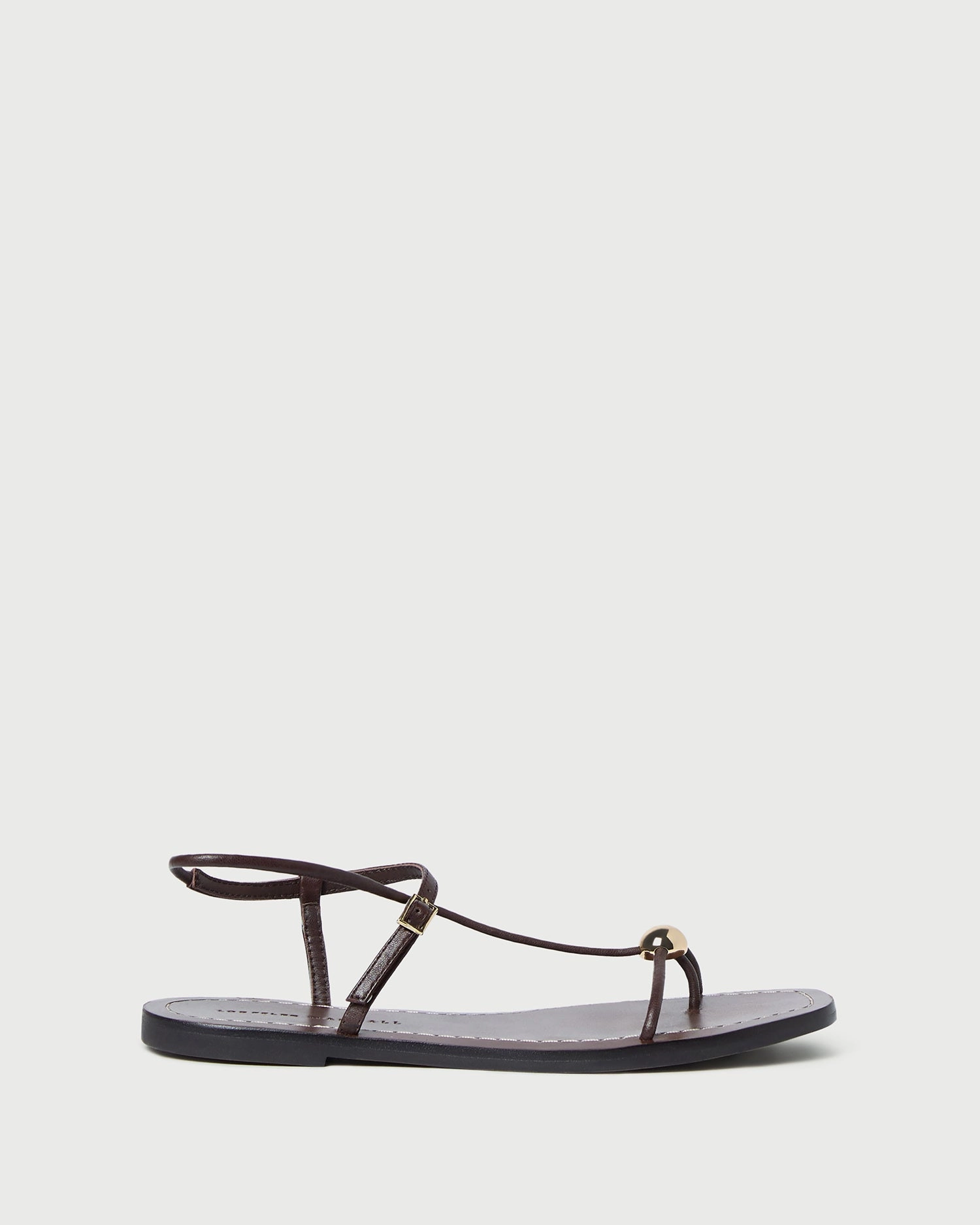 Lara Espresso Leather Sandal