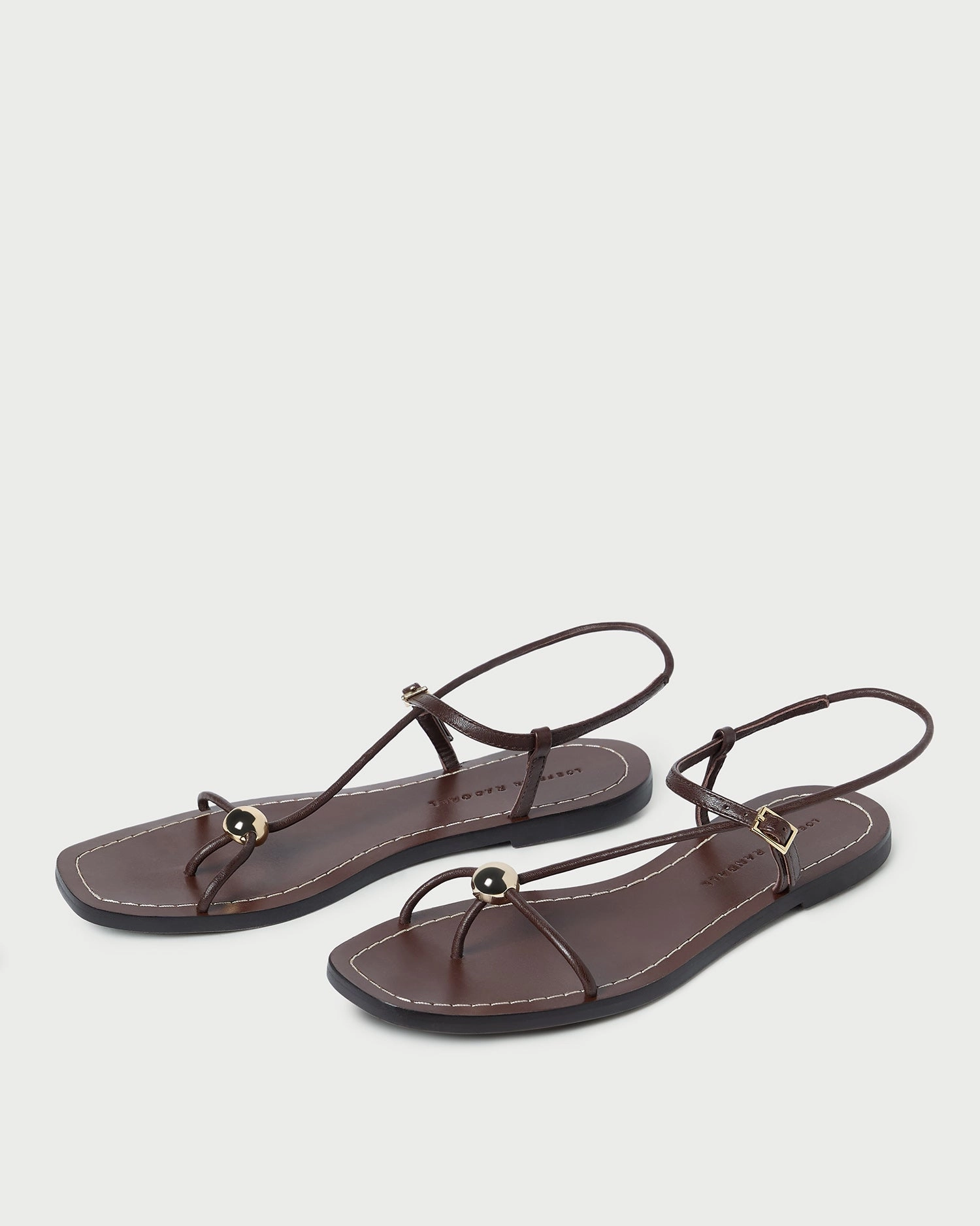 Lara Espresso Leather Sandal
