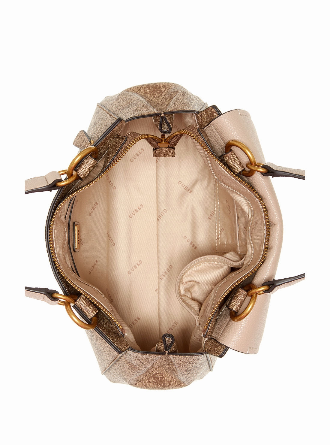 Latte Logo Valy Satchel Bag