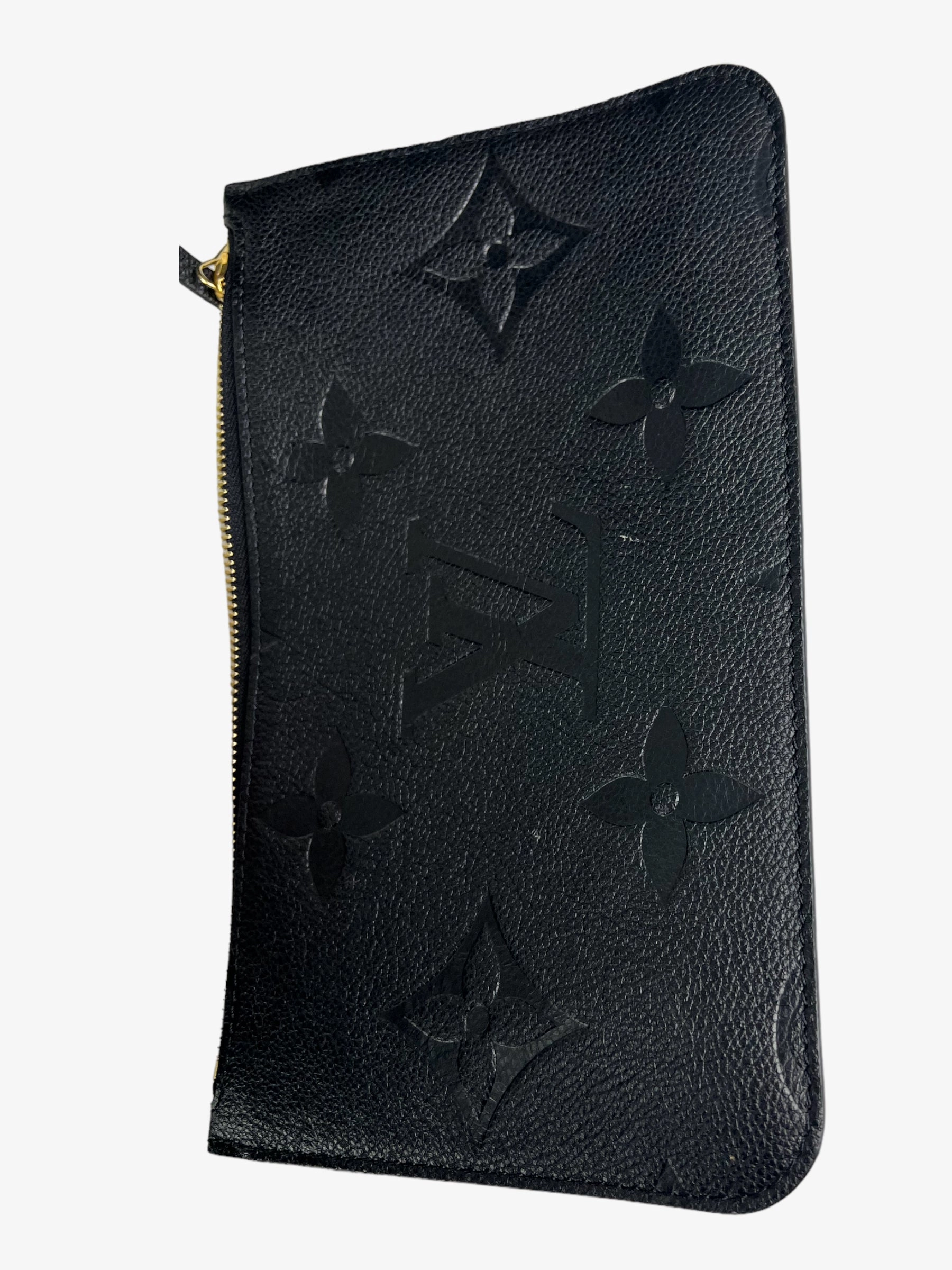 Louis Vuitton Black Empreinte Leather Neverfull MM