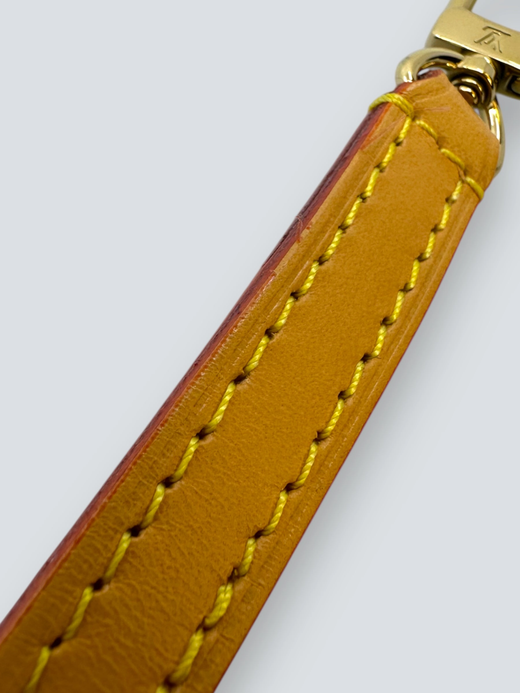 Louis Vuitton Tan Leather Bag Strap