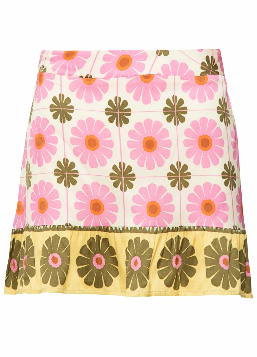 Maaji Pastel Flourish Saskia Short Skirt