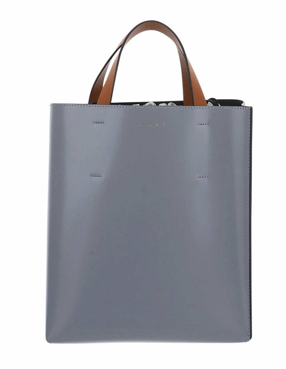 Marni Logo Detailed Color-Block Tote Bag