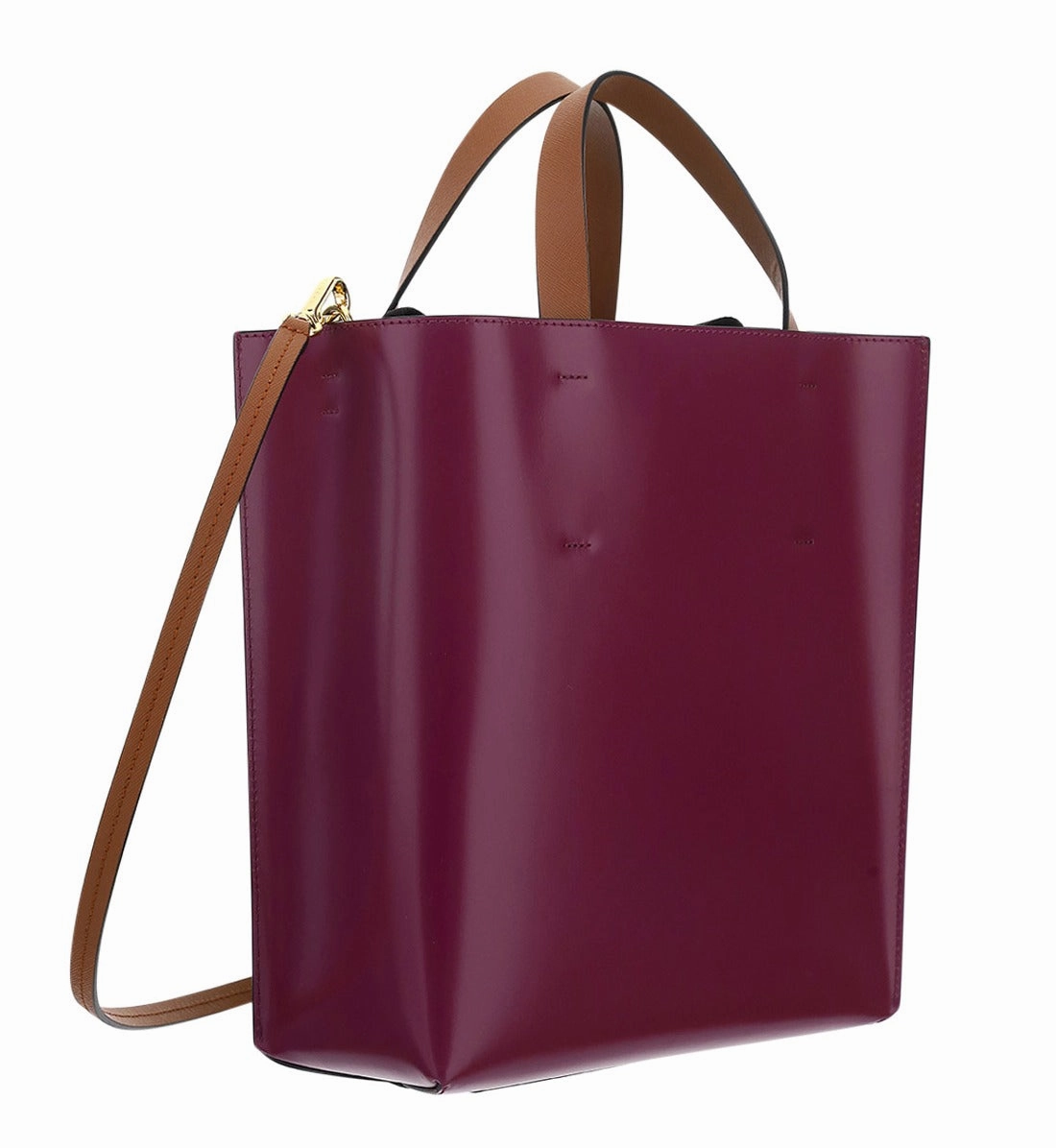Marni Logo Detailed Color-Block Tote Bag