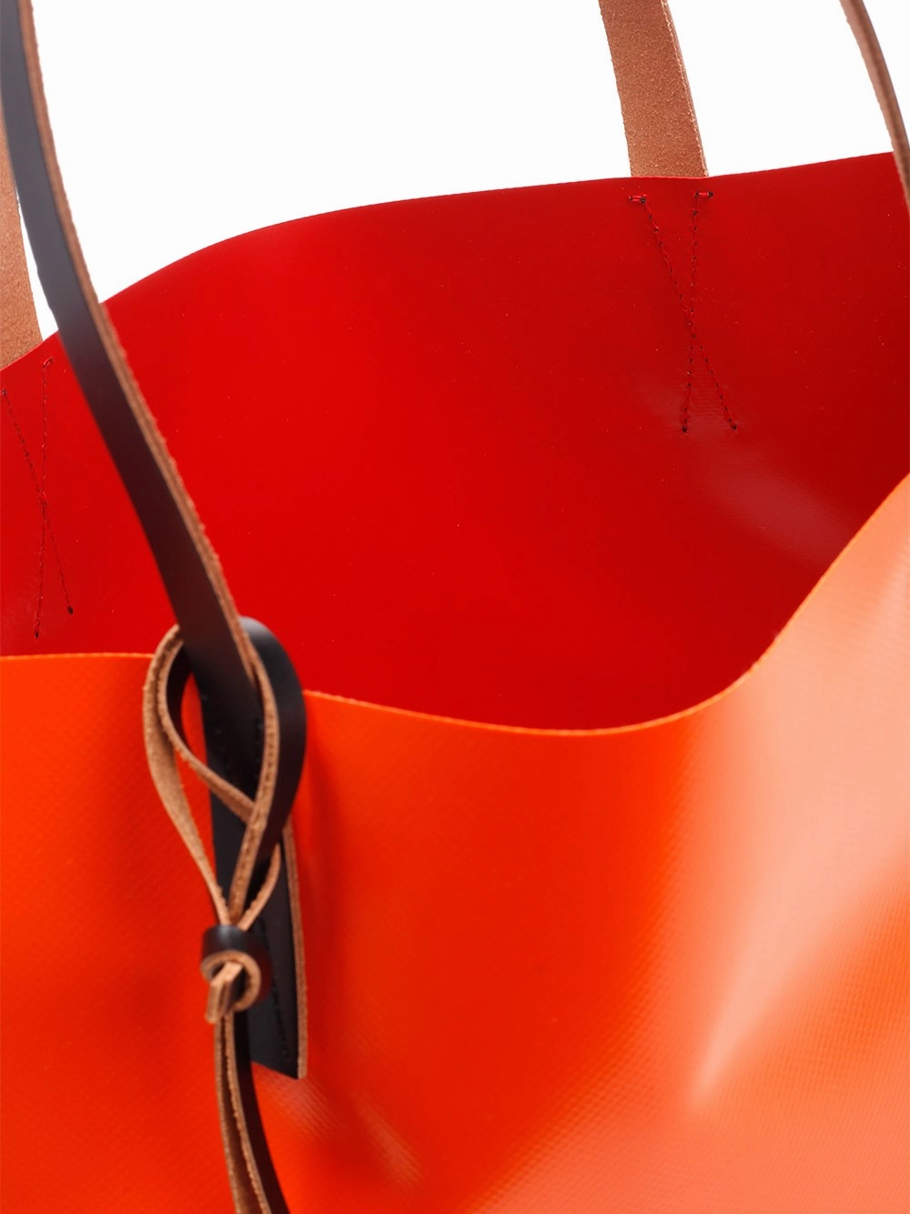 Marni Logo Print Two-Tone Tote Bag