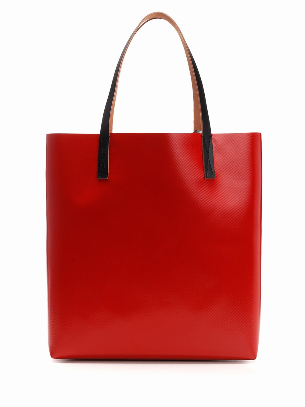 Marni Logo Print Two-Tone Tote Bag