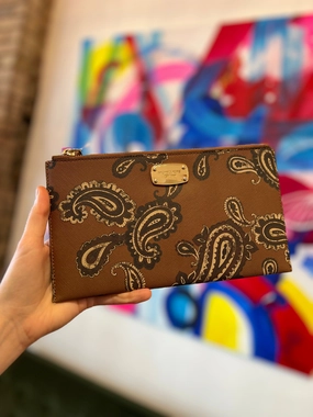 Michael Kors Multi Colour Leather Clutch