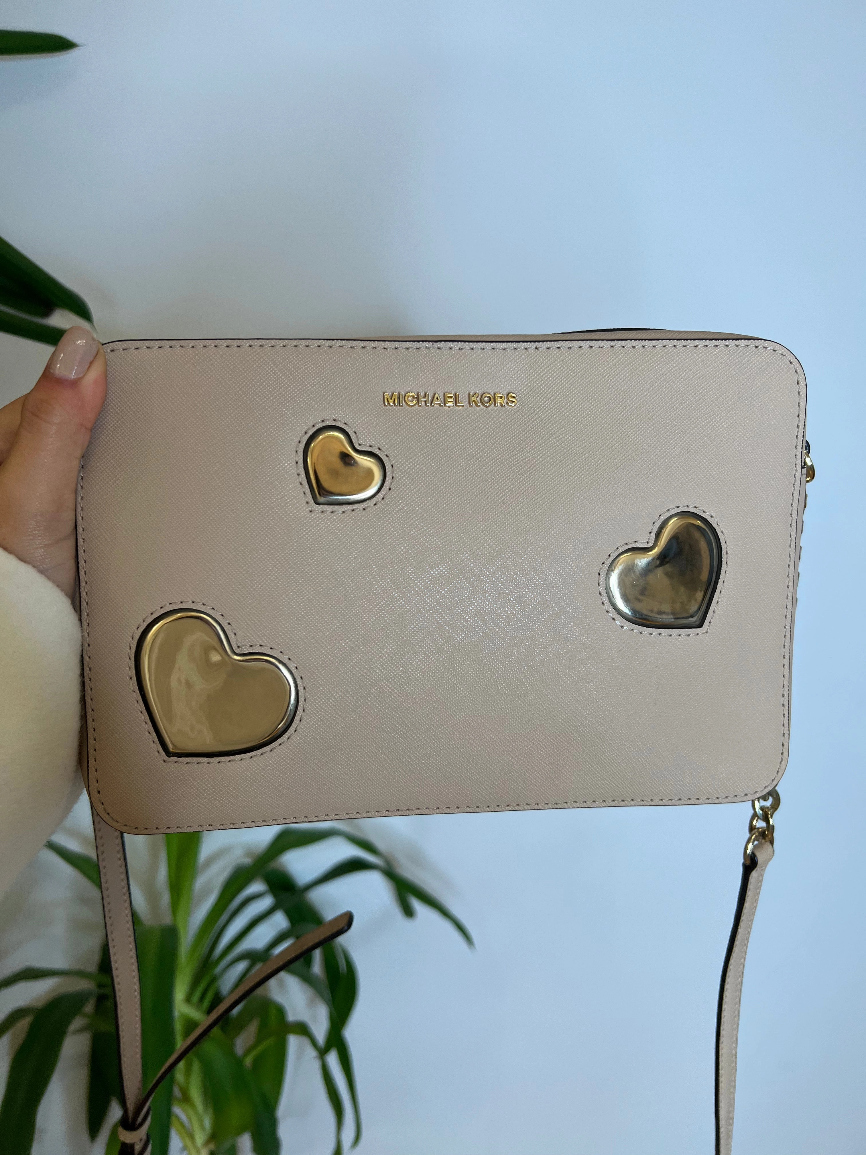 Michael Kors Nude Leather Crossbody