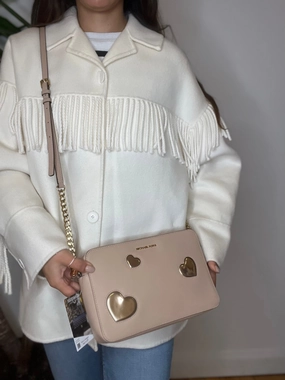 Michael Kors Nude Leather Crossbody