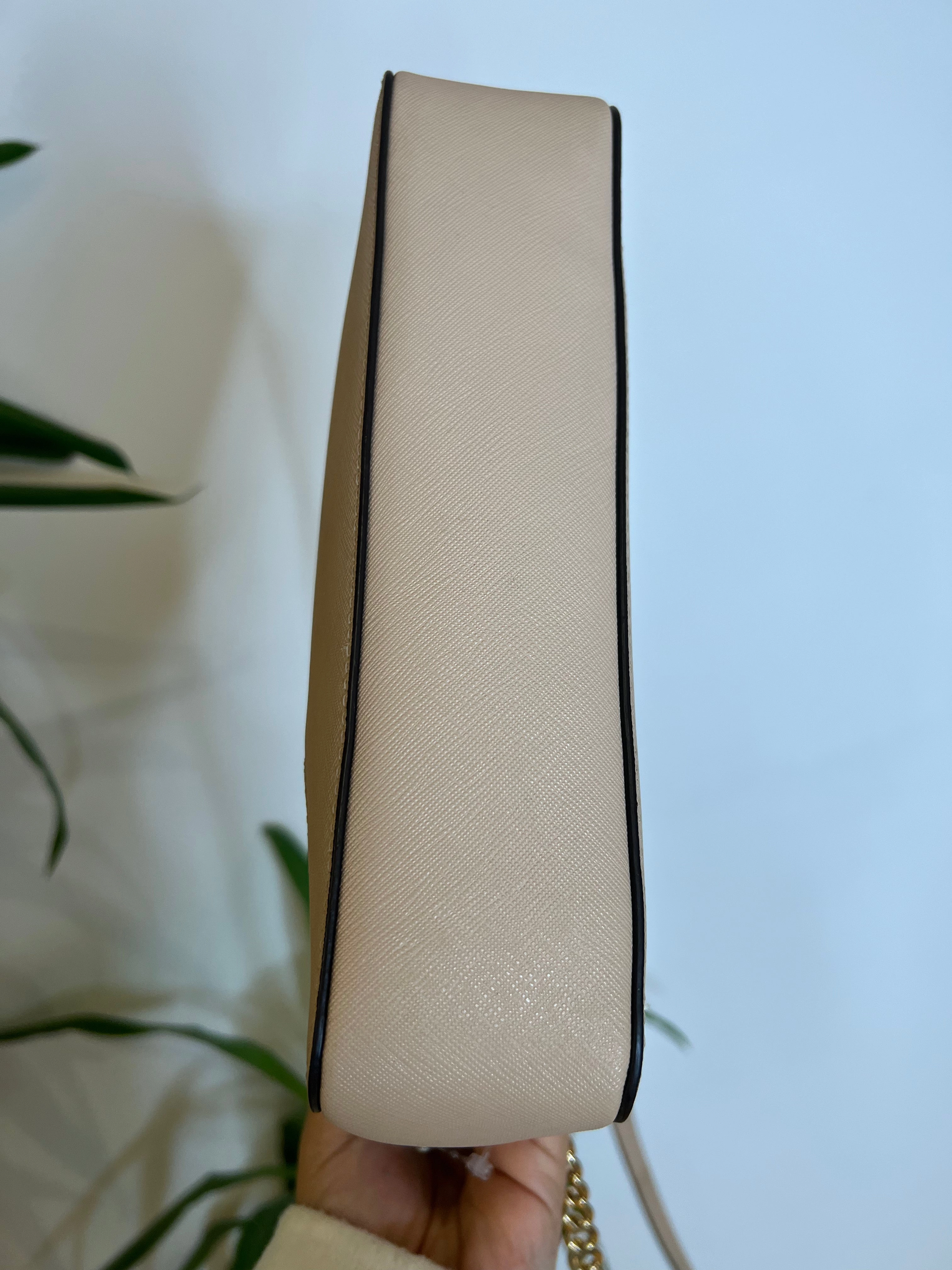 Michael Kors Nude Leather Crossbody