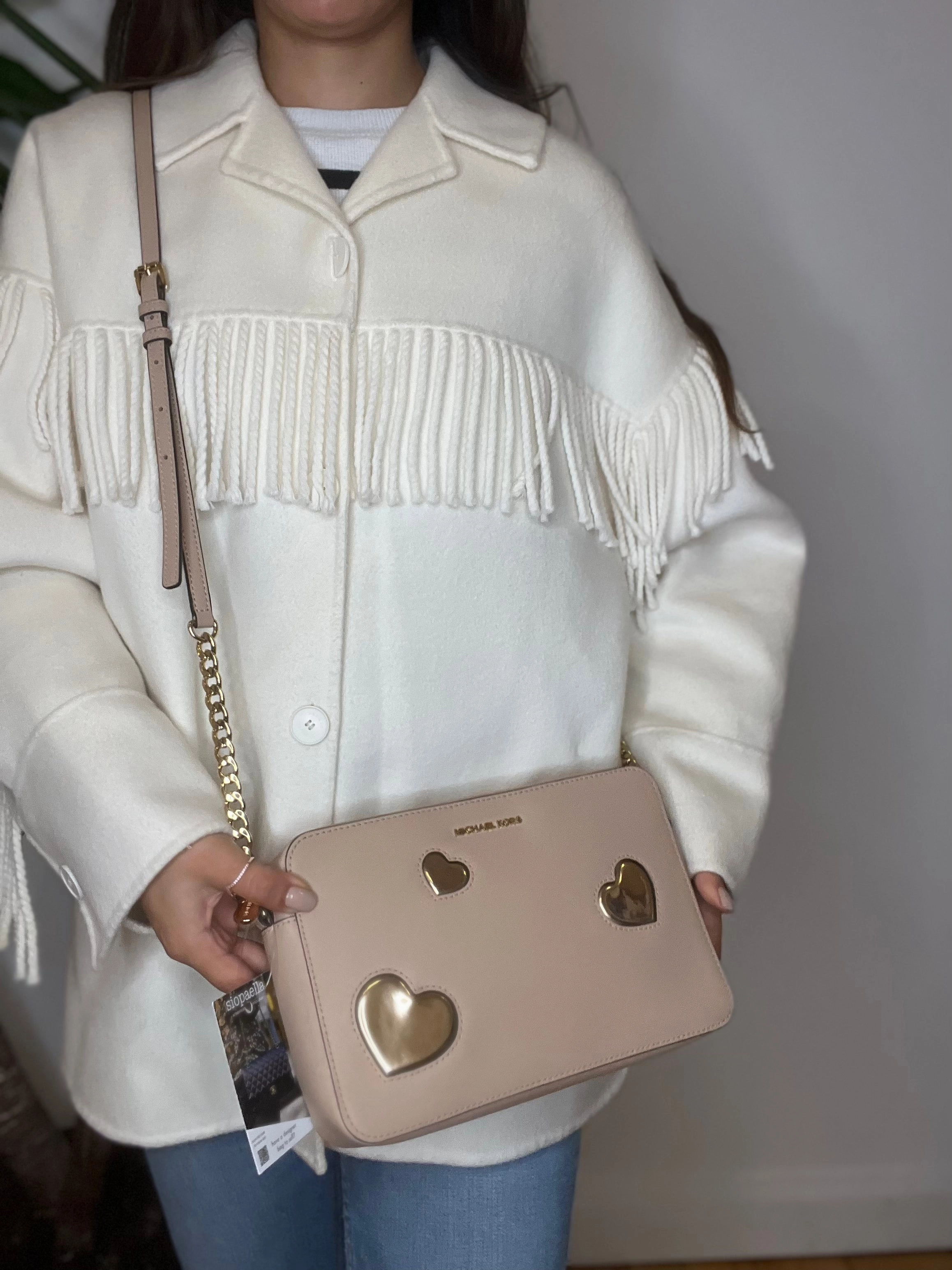 Michael Kors Nude Leather Crossbody