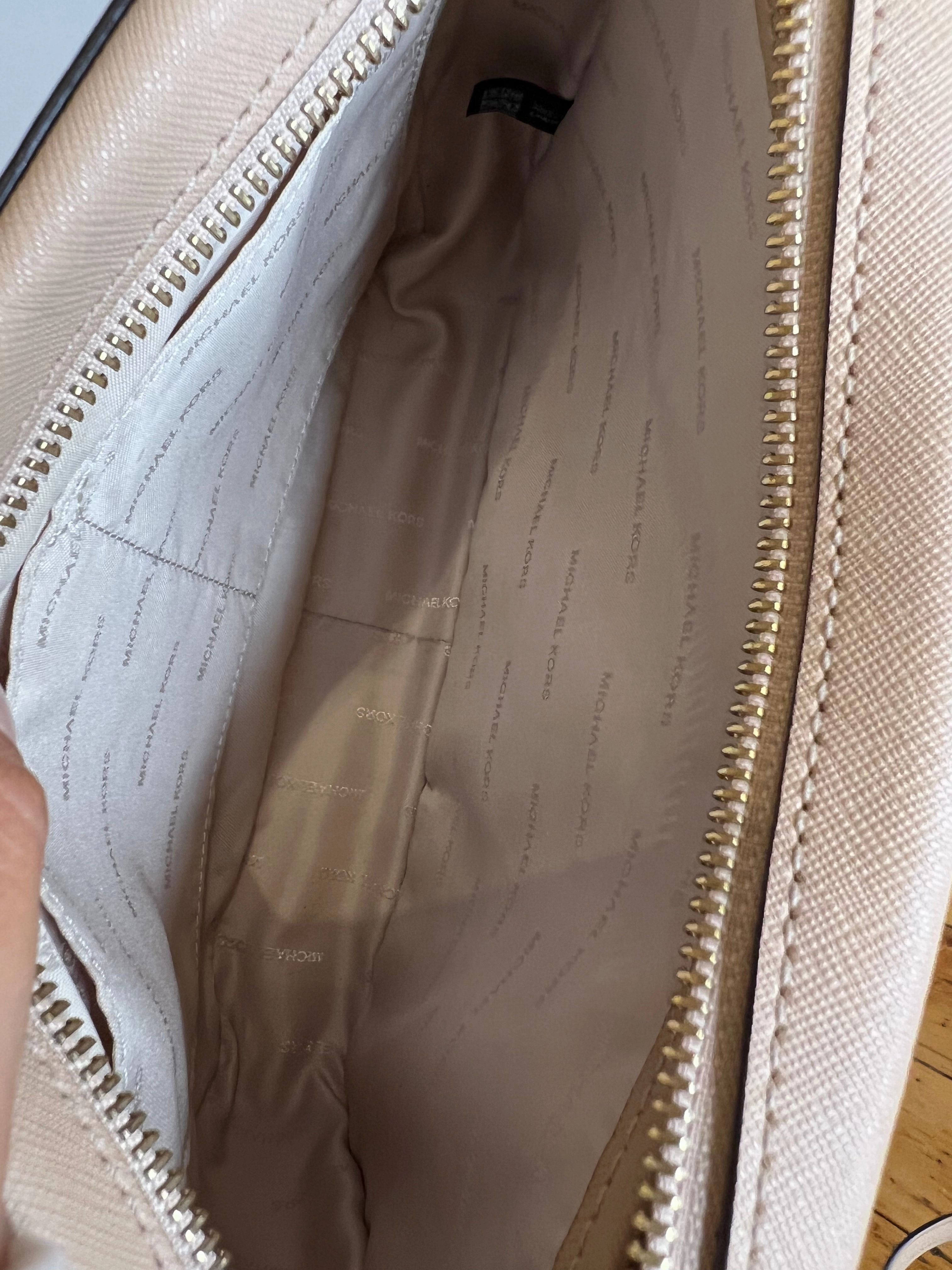 Michael Kors Nude Leather Crossbody