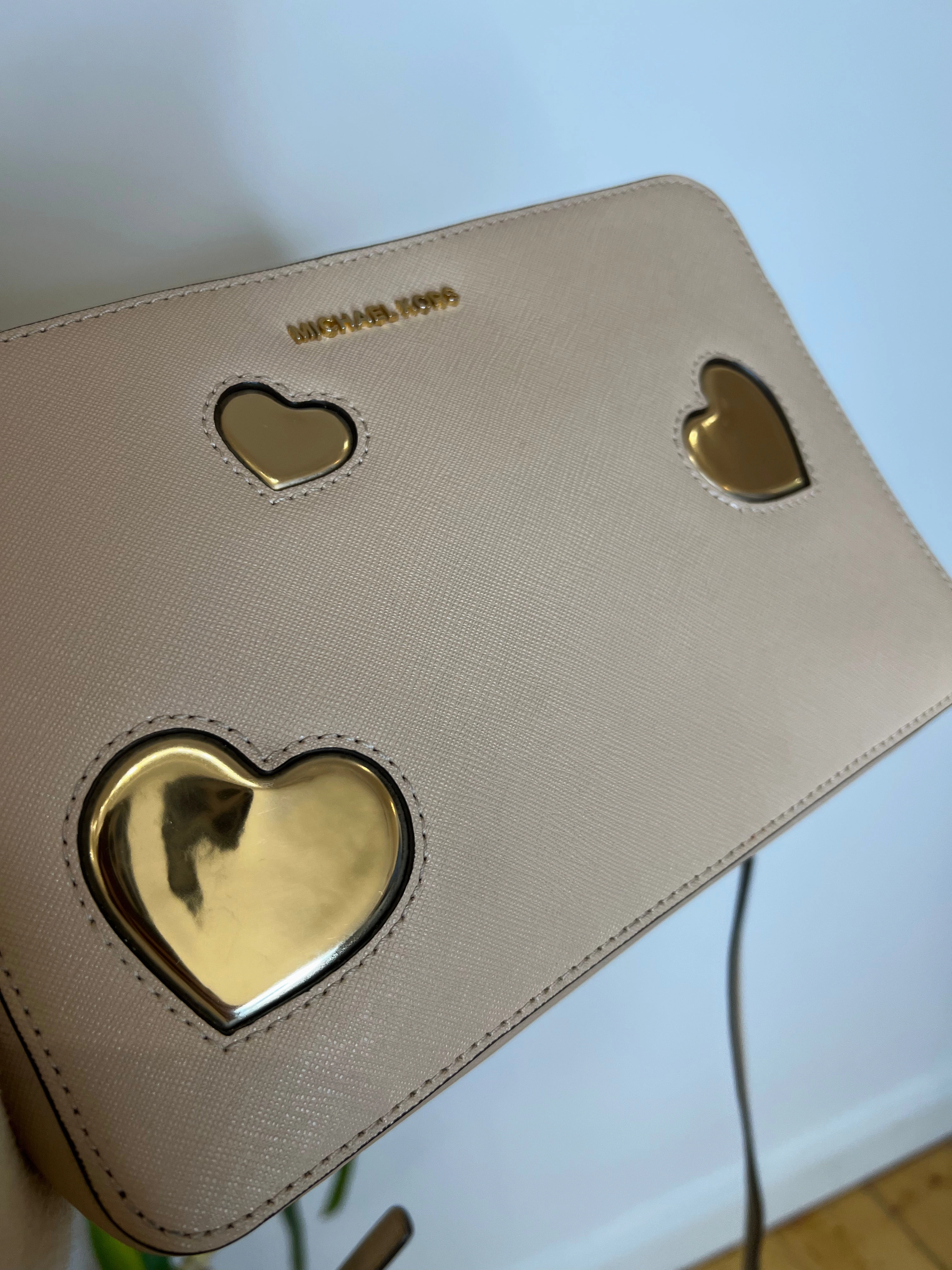 Michael Kors Nude Leather Crossbody
