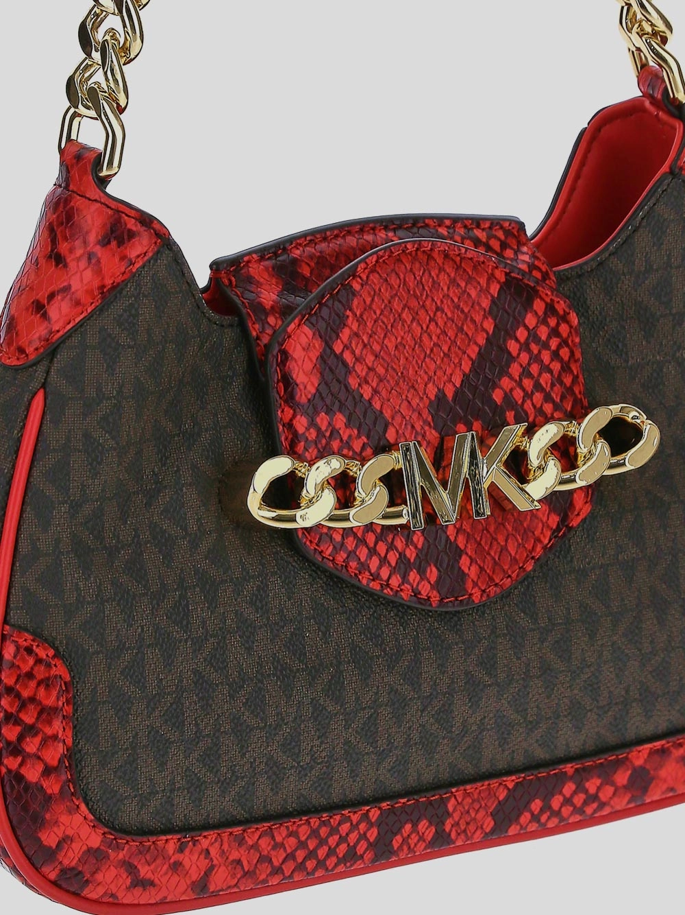 Michael Michael Kors Monogram Printed Shoulder Bag