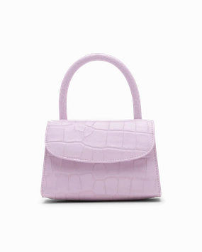 Mini Croc-Effect Crossbody Bag