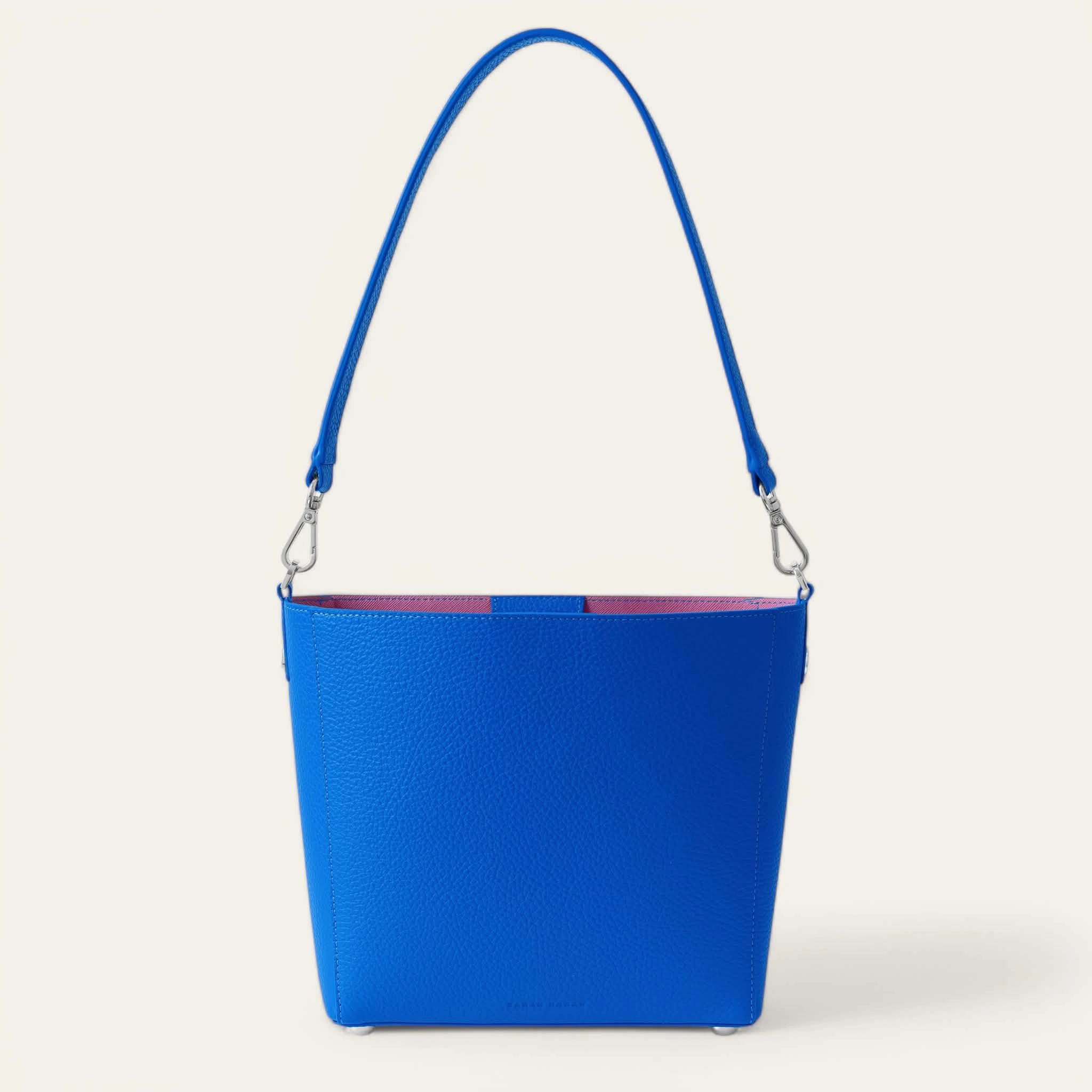 Mini S Handbag | Sapphire with Silver hardware
