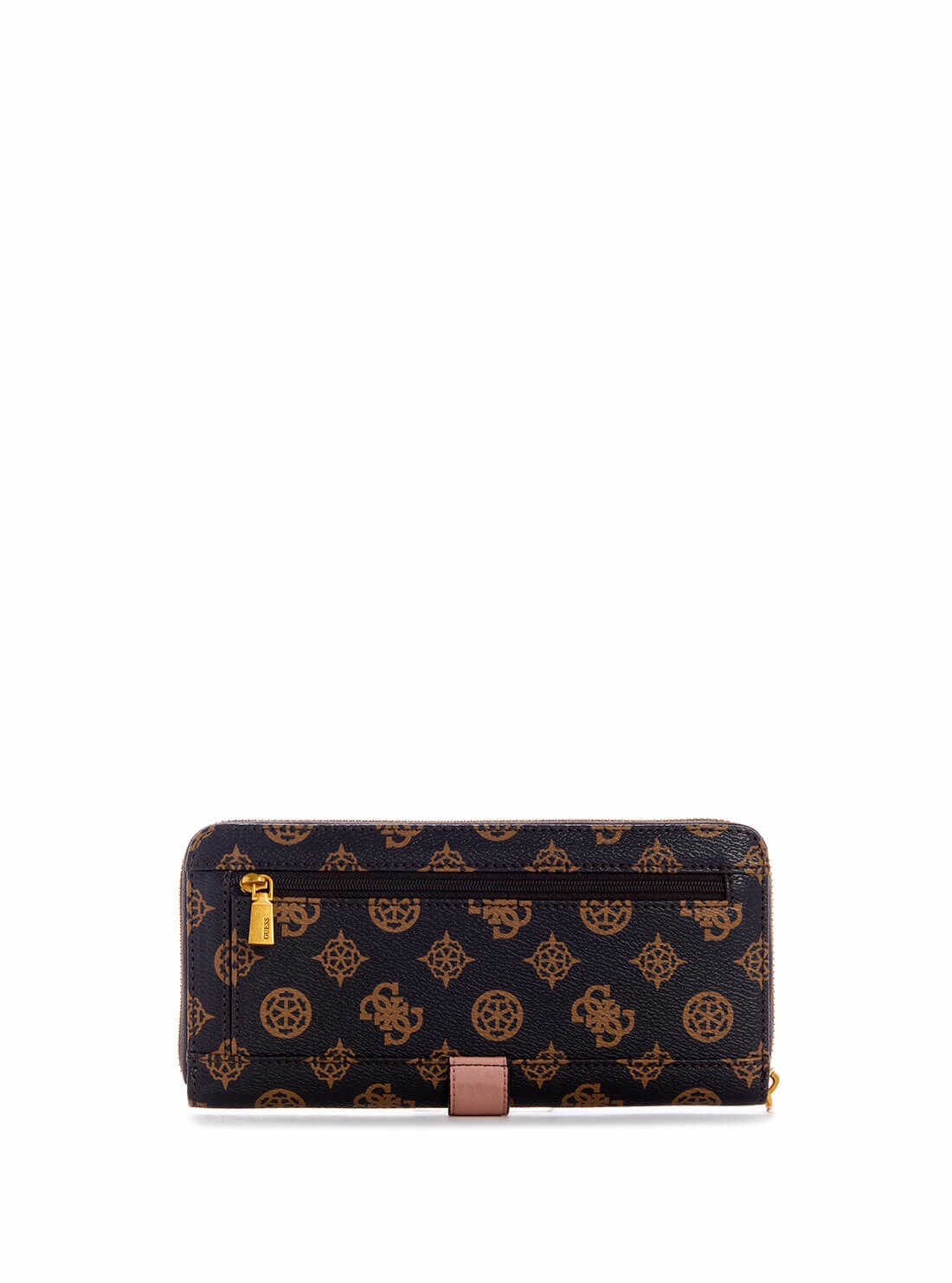 Mocha Pink Briana Logo Large Wallet