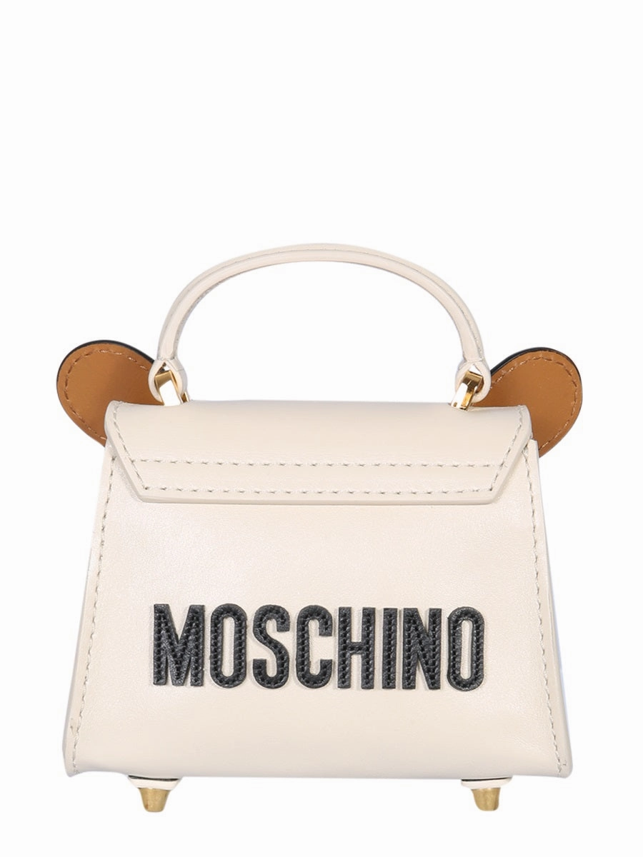 Moschino Logo-Print Mini Crossbody Bag