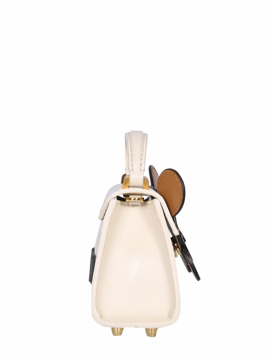 Moschino Logo-Print Mini Crossbody Bag