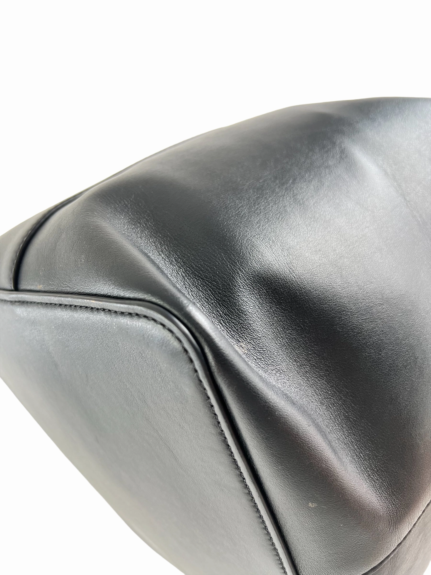 Mulberry Black Leather Tote Handbag