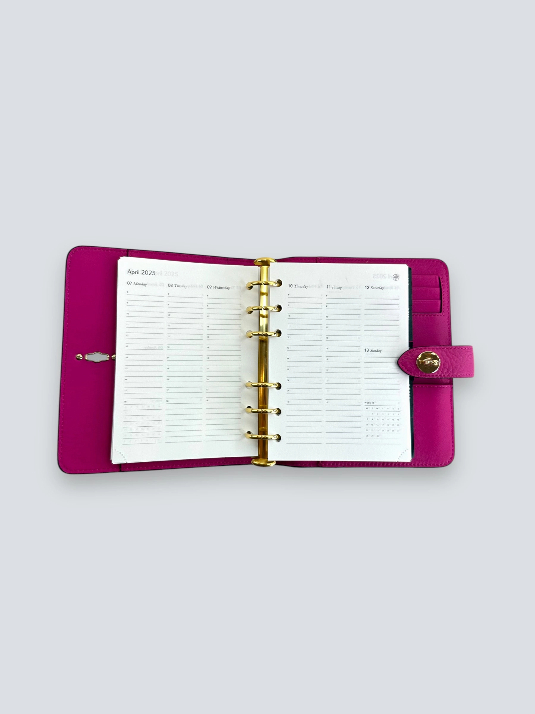 Mulberry Pink Agenda Cover