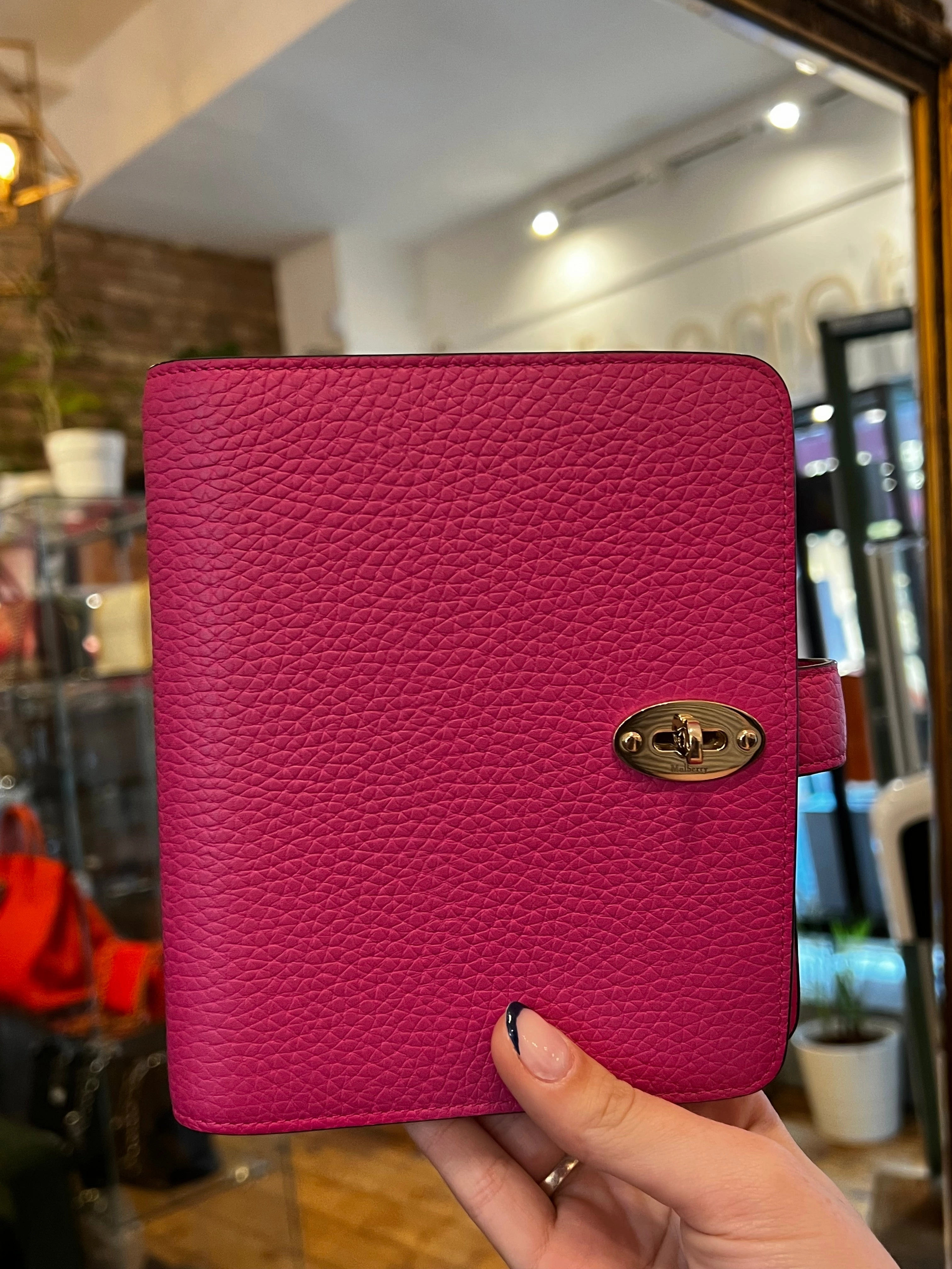 Mulberry Pink Agenda Cover