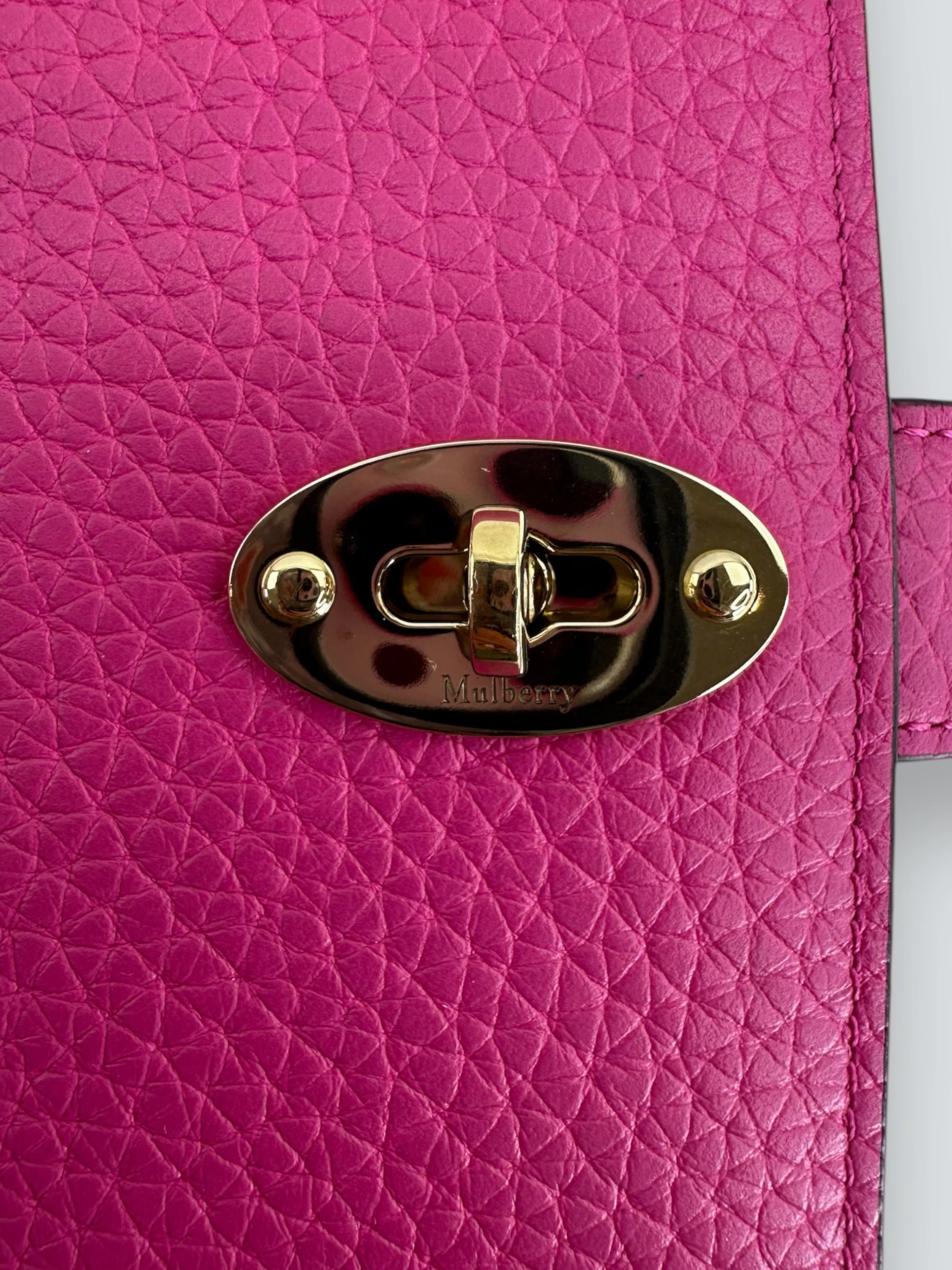 Mulberry Pink Agenda Cover