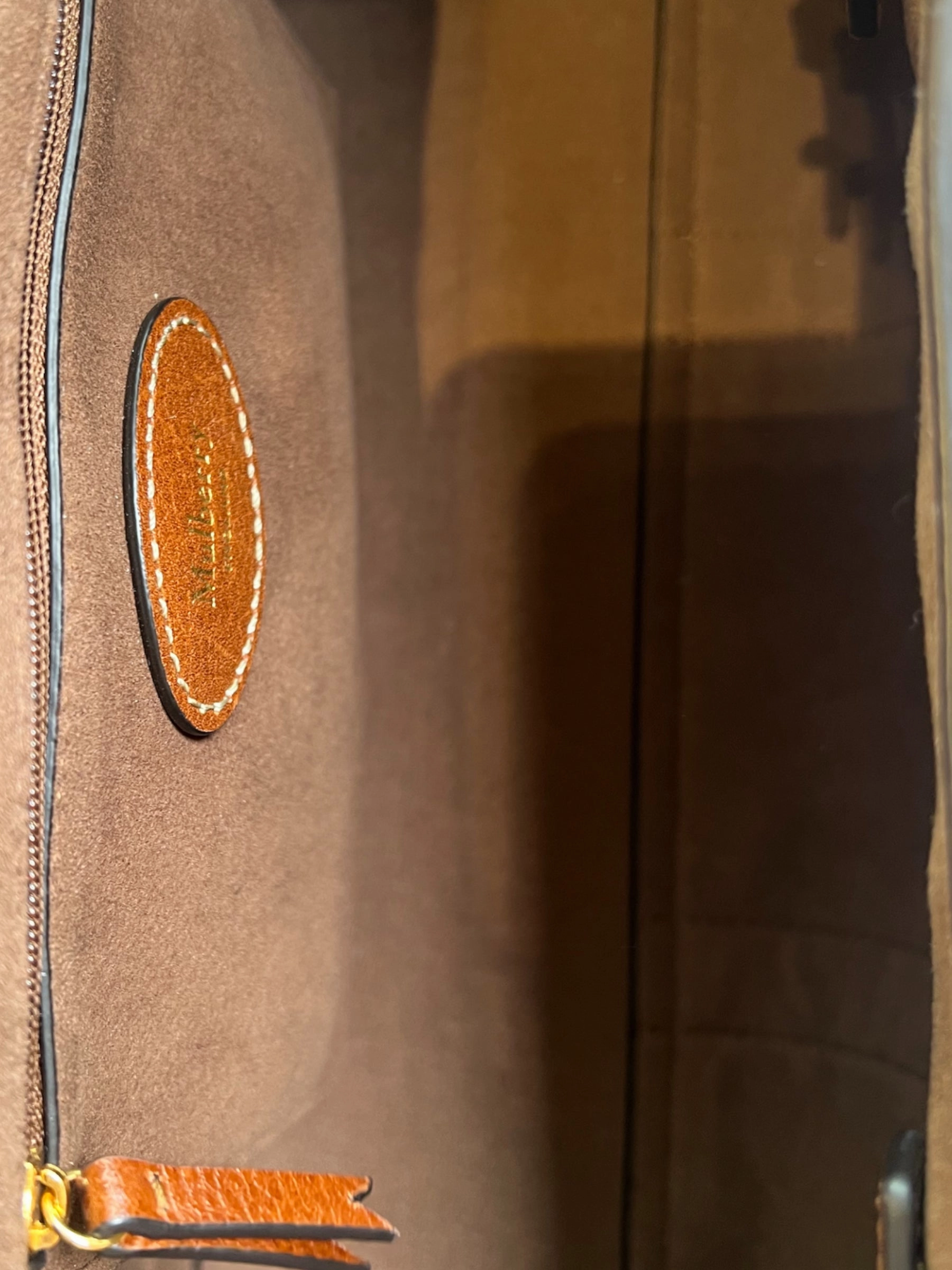 Mulberry Small Oak Leather Bayswater Tote