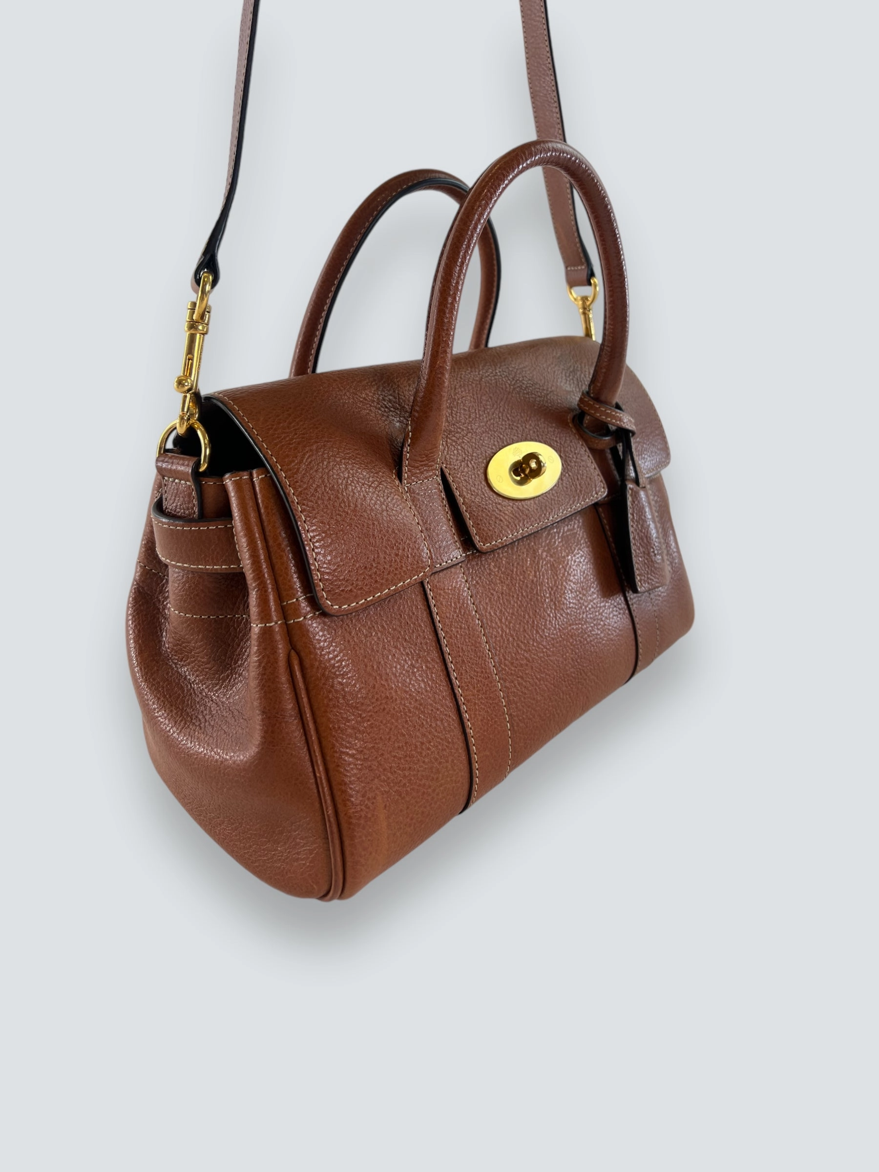 Mulberry Small Oak Leather Bayswater Tote