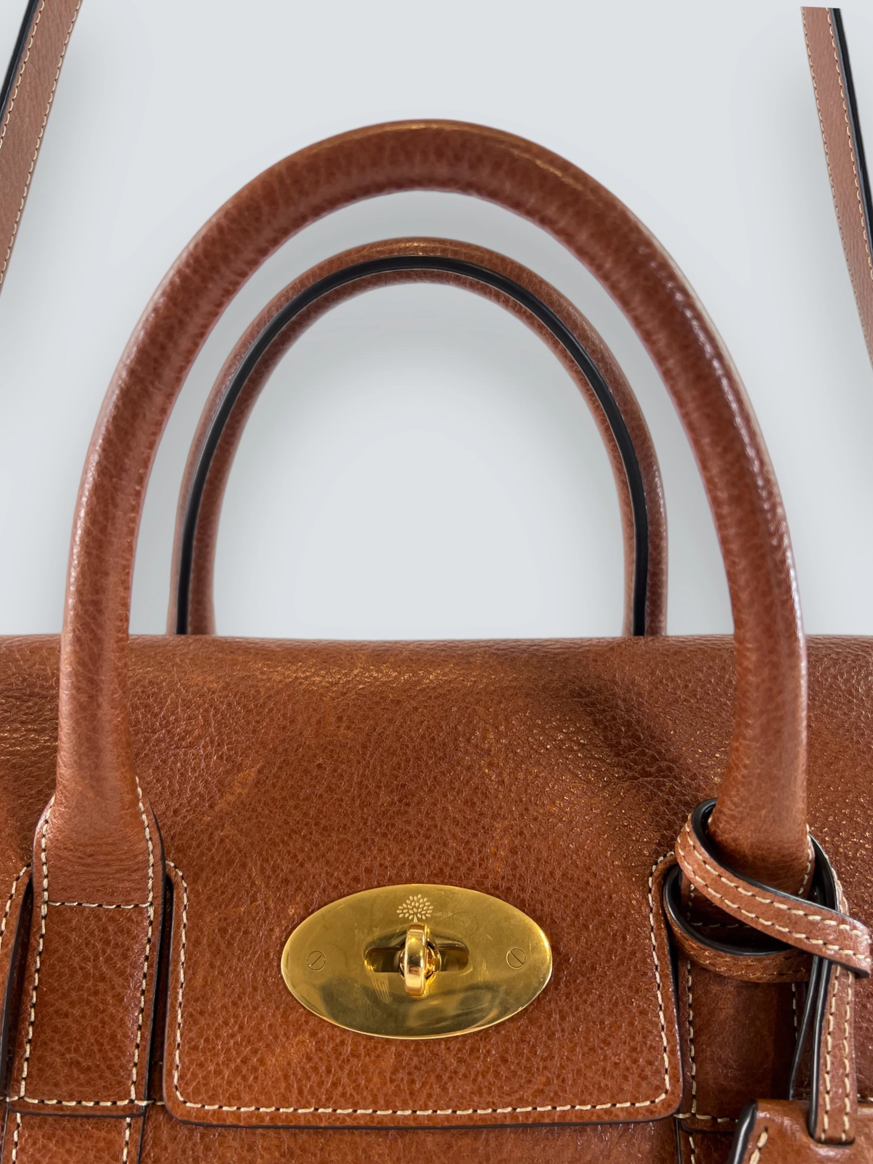Mulberry Small Oak Leather Bayswater Tote