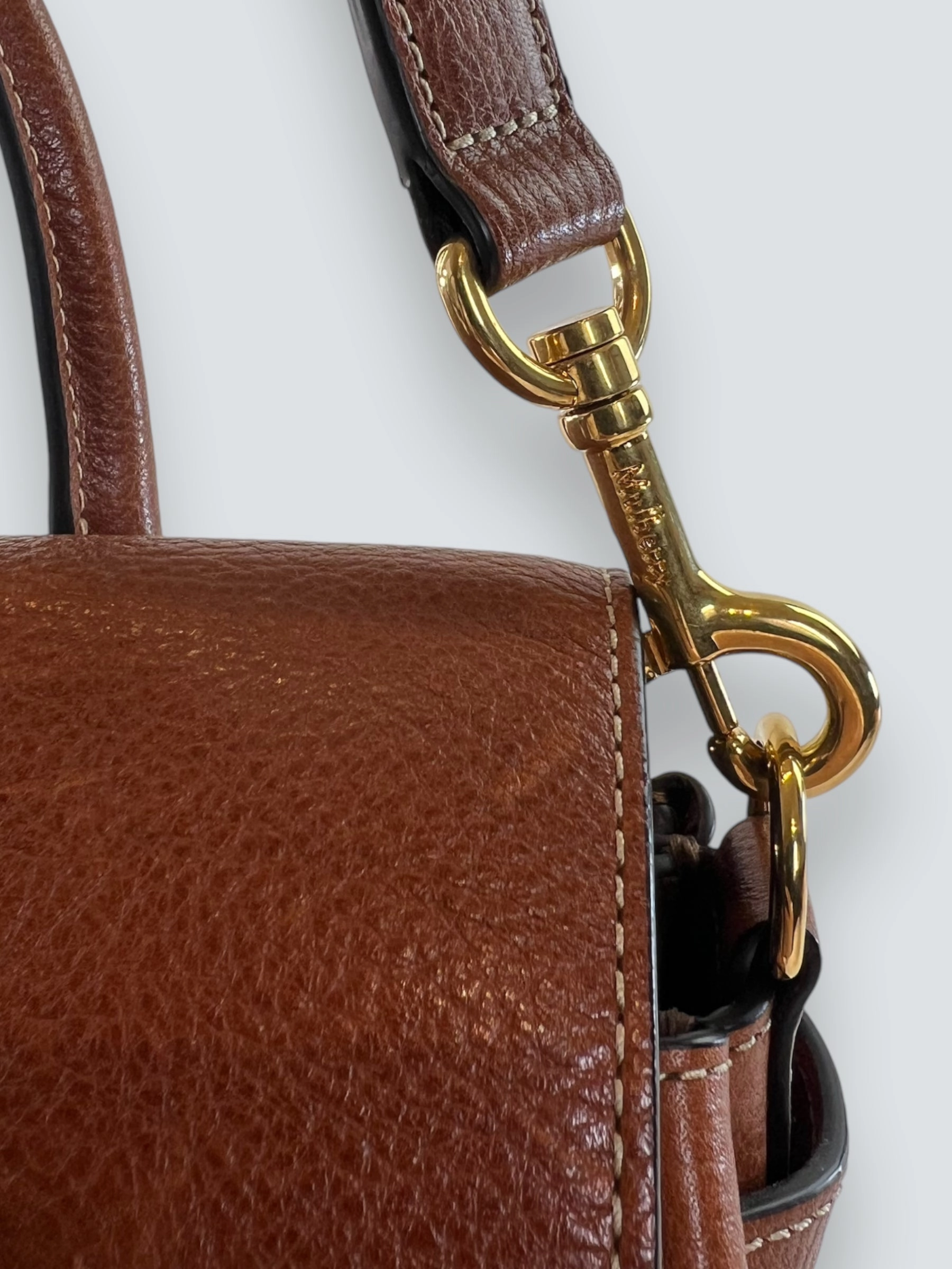 Mulberry Small Oak Leather Bayswater Tote