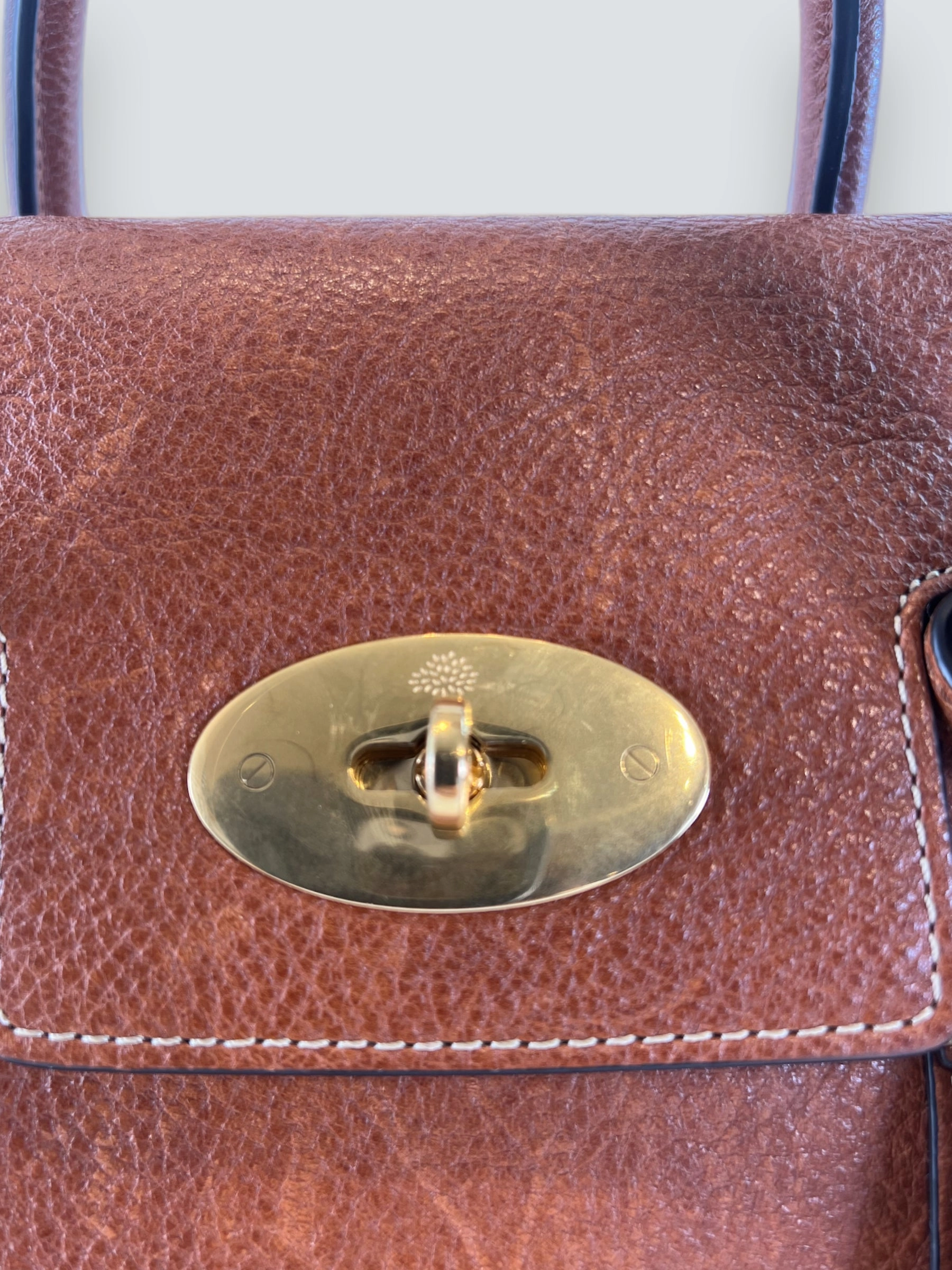 Mulberry Small Oak Leather Bayswater Tote