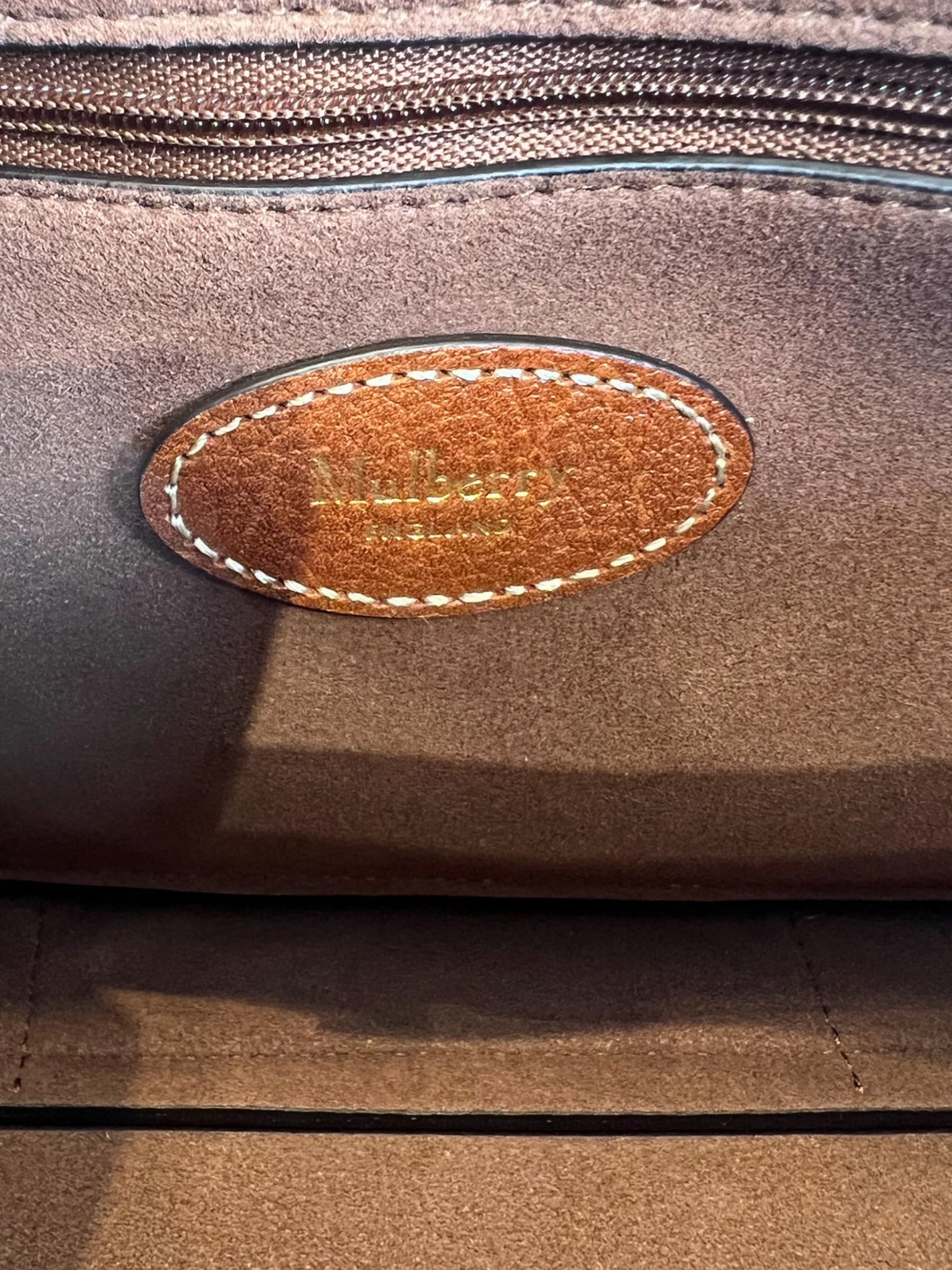 Mulberry Small Oak Leather Bayswater Tote