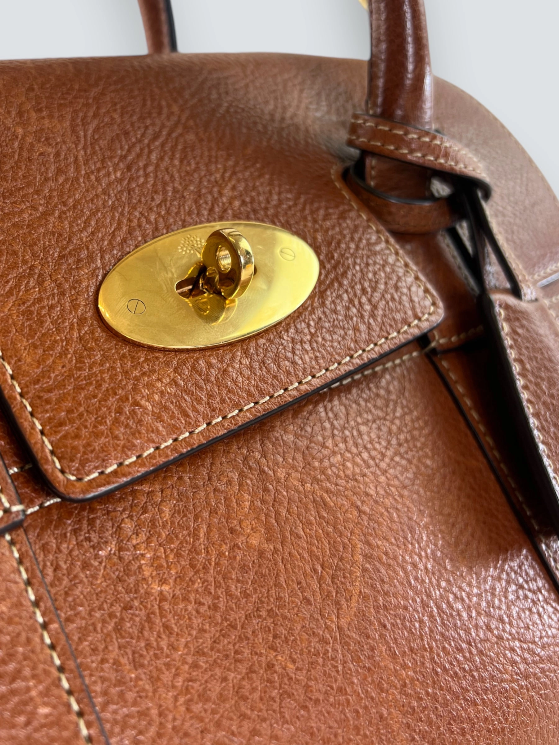 Mulberry Small Oak Leather Bayswater Tote