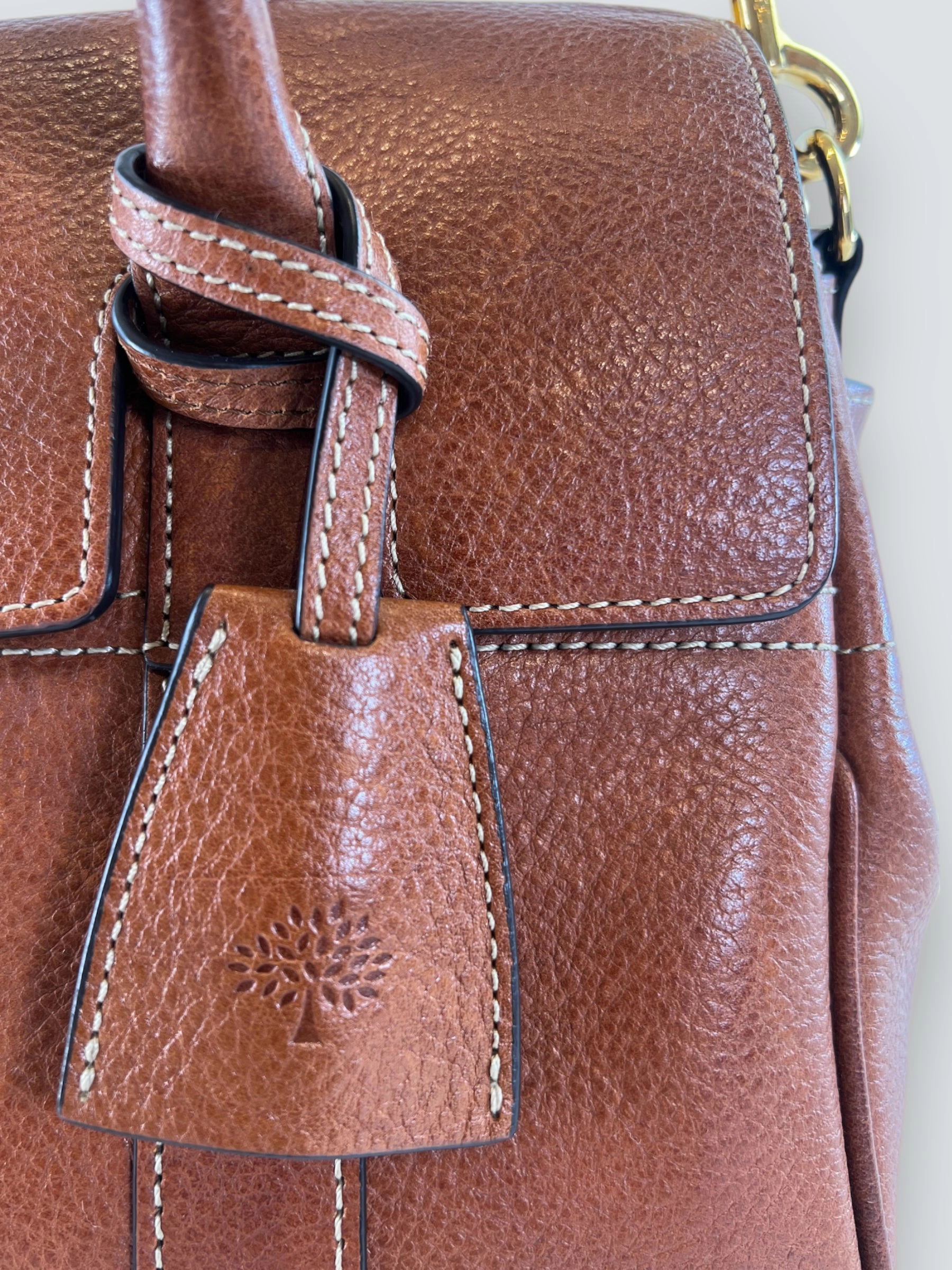 Mulberry Small Oak Leather Bayswater Tote