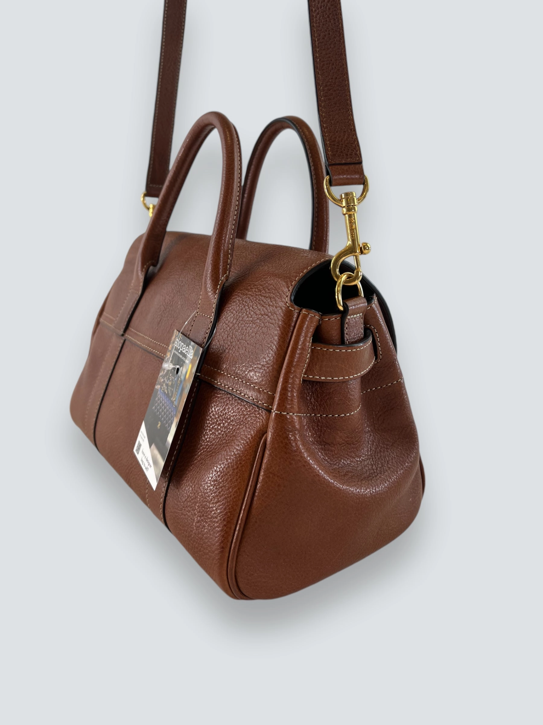 Mulberry Small Oak Leather Bayswater Tote