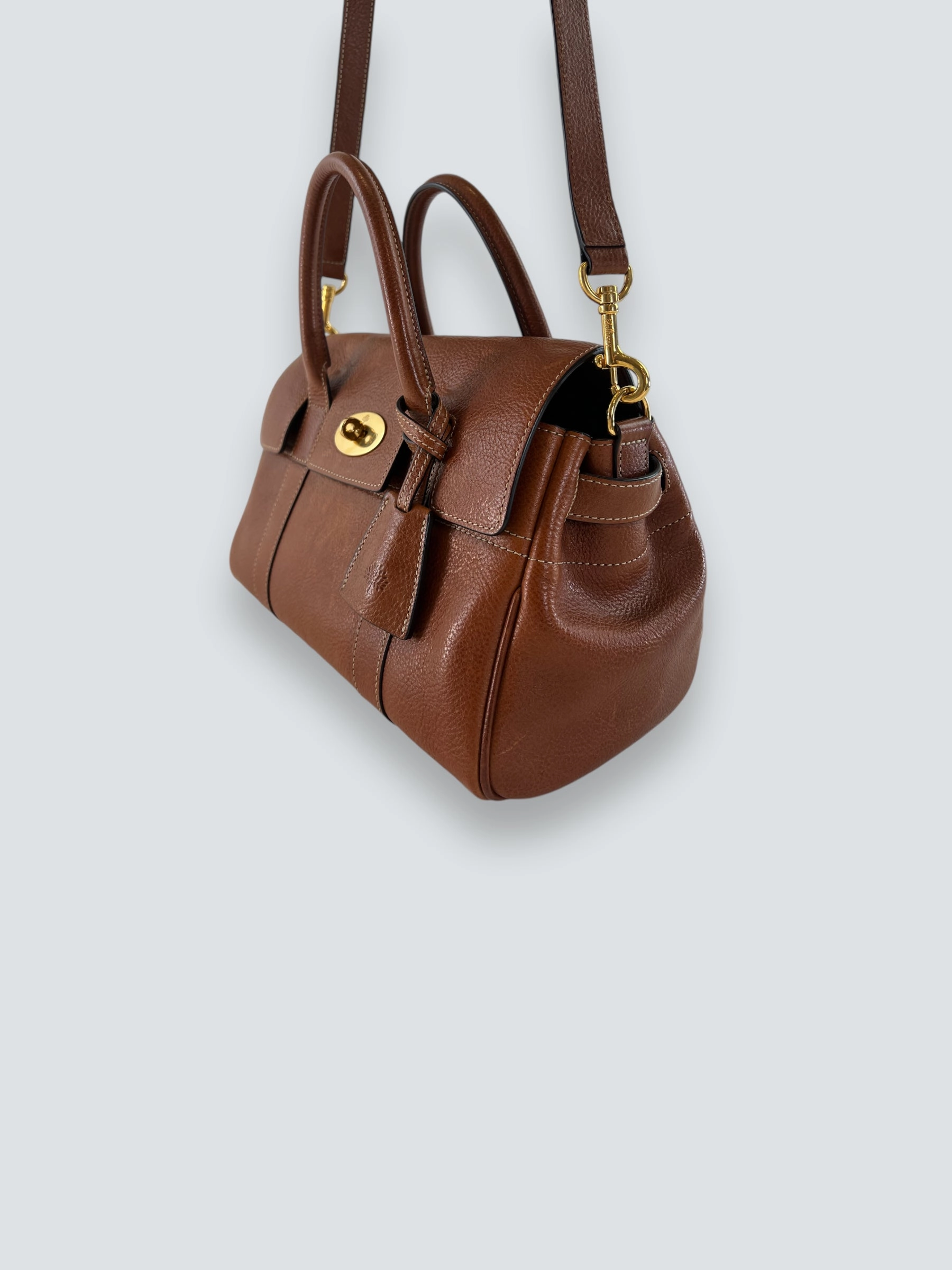 Mulberry Small Oak Leather Bayswater Tote