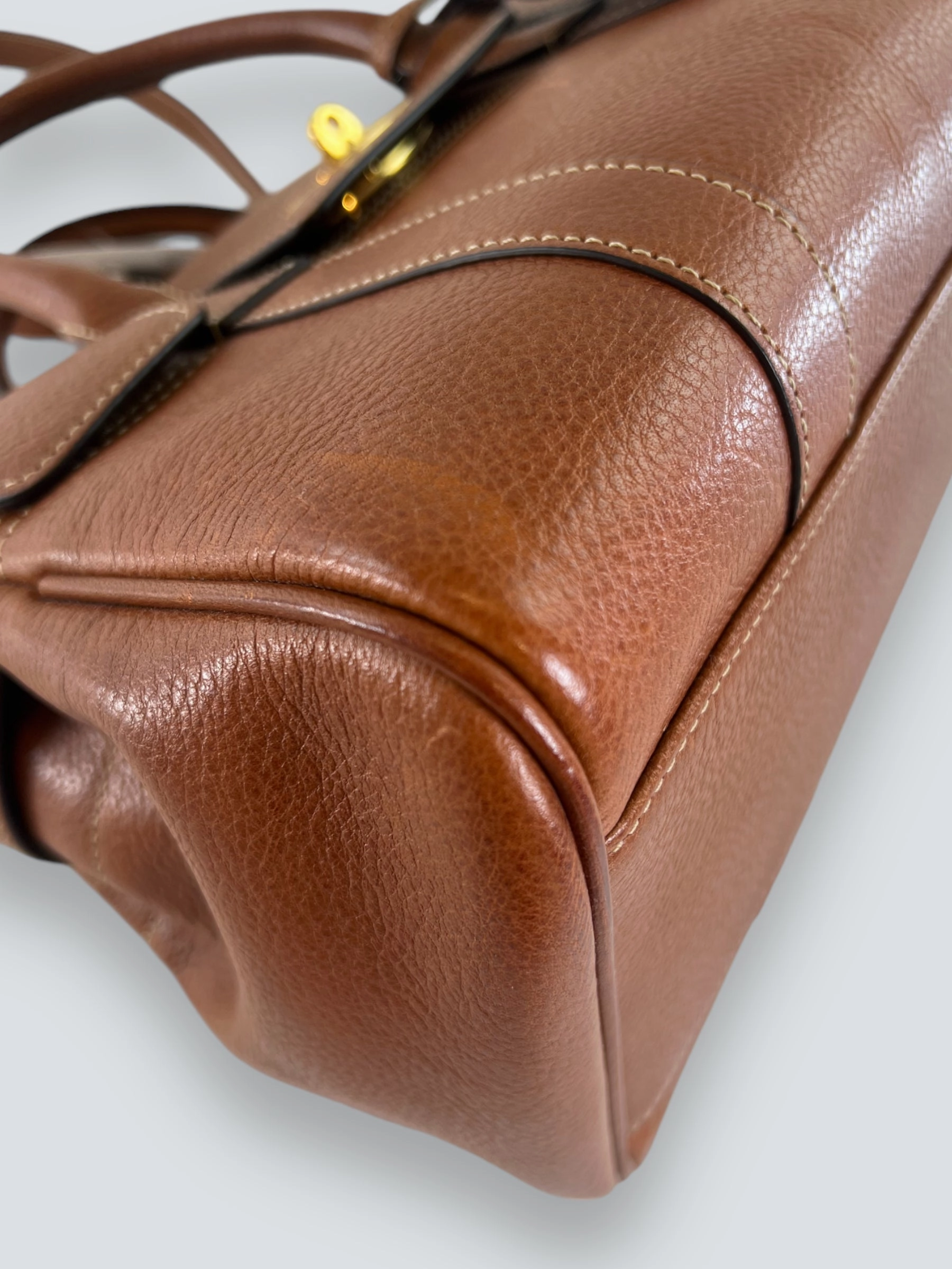Mulberry Small Oak Leather Bayswater Tote