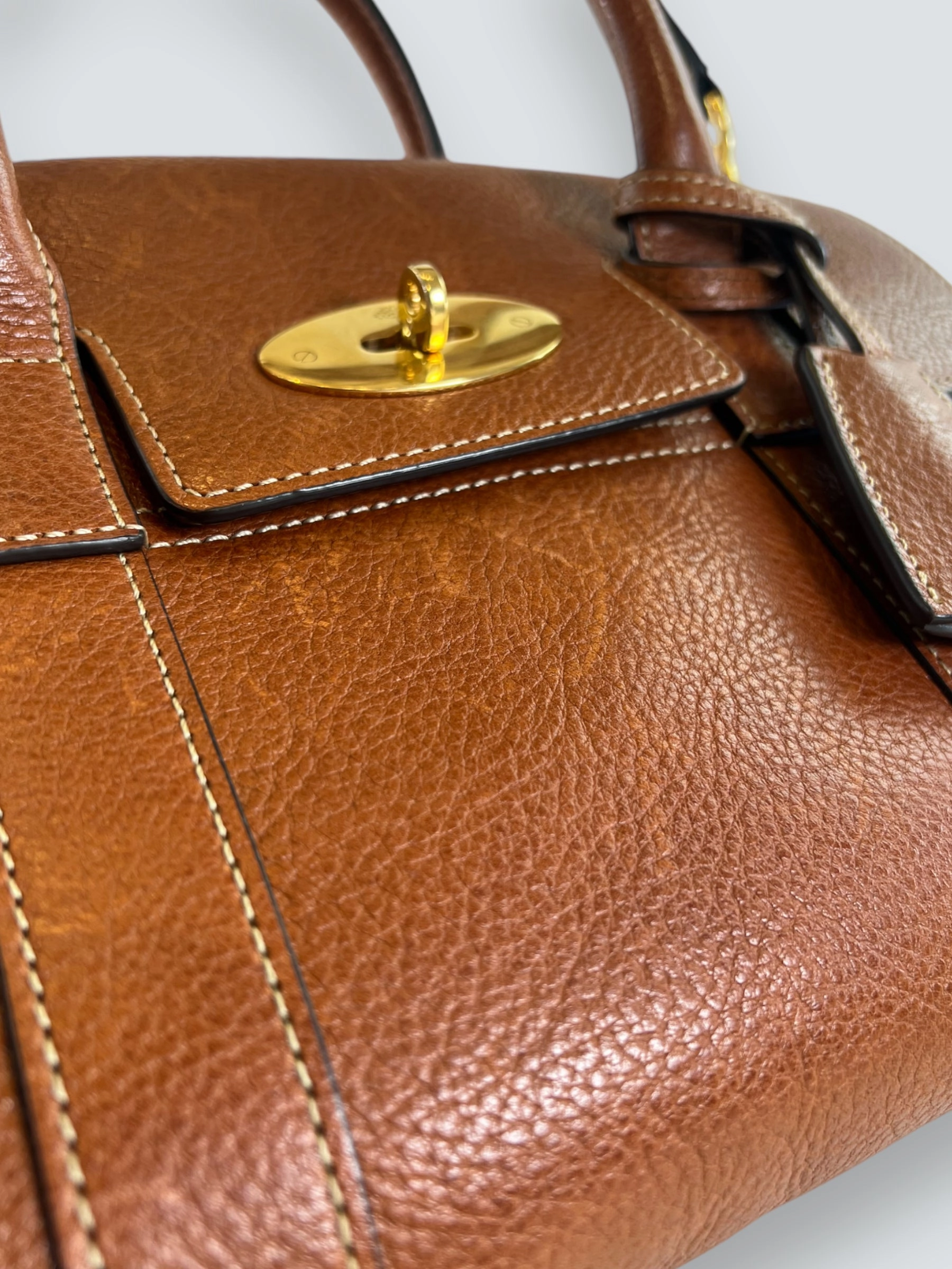 Mulberry Small Oak Leather Bayswater Tote