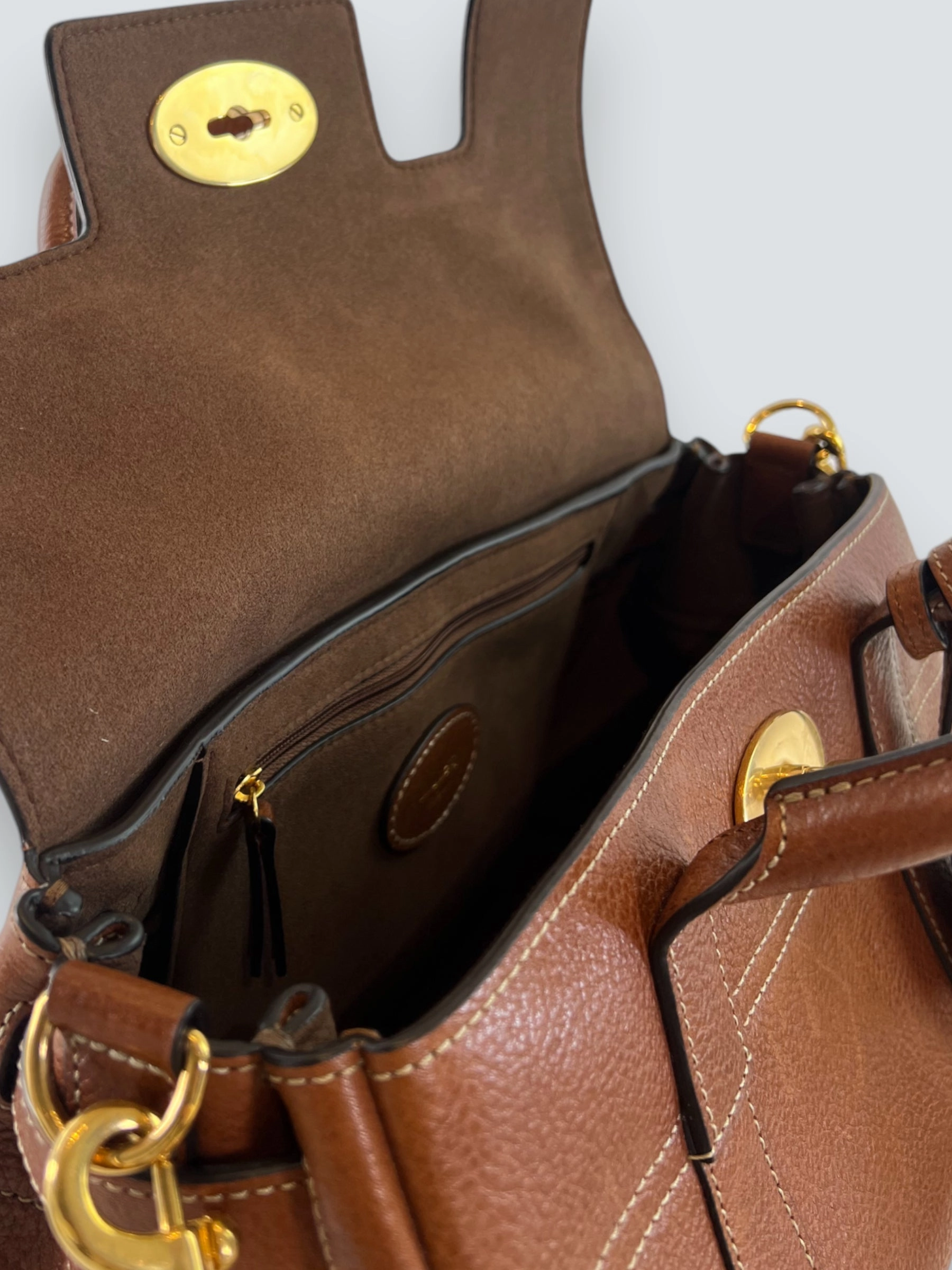 Mulberry Small Oak Leather Bayswater Tote