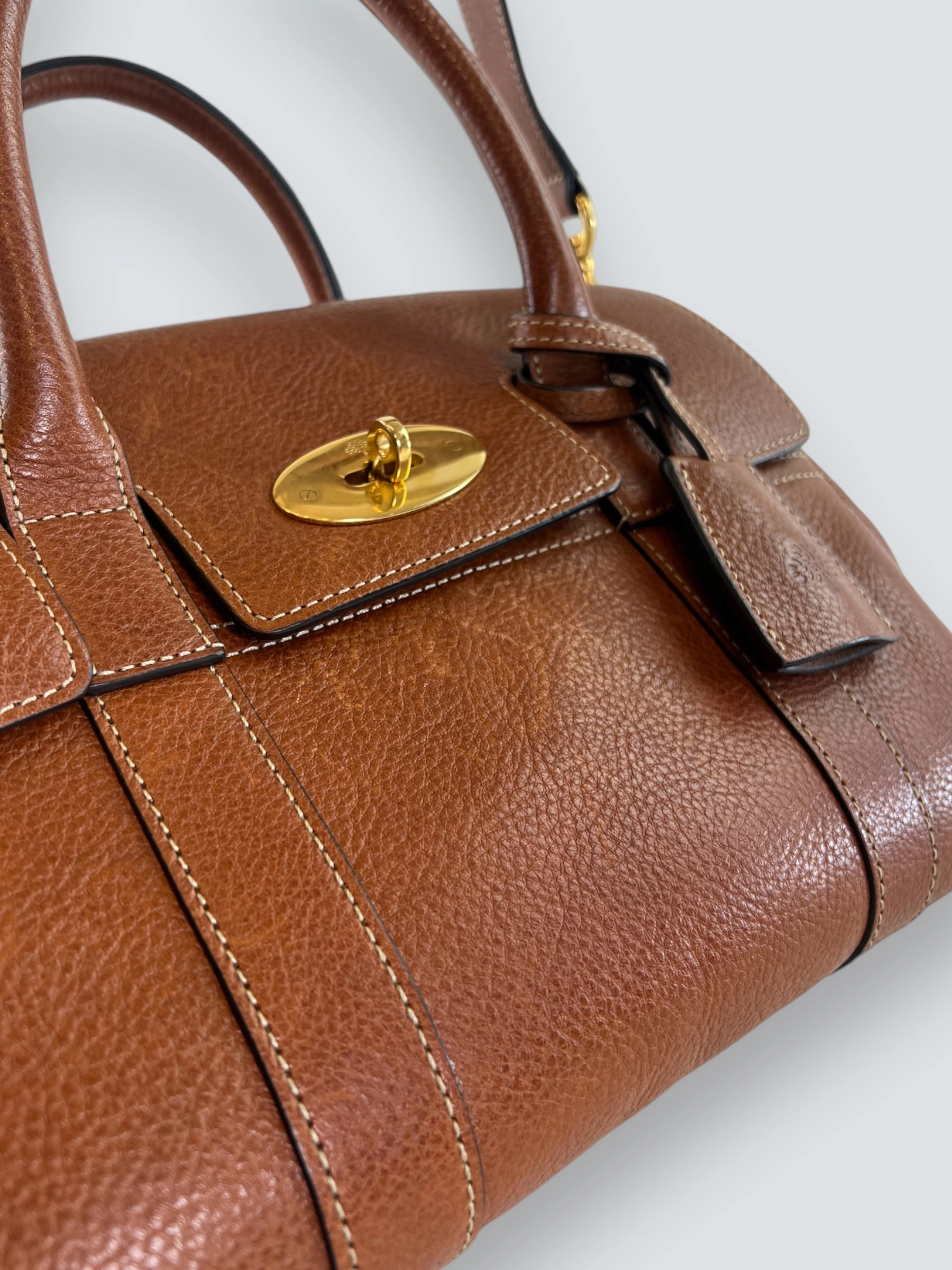 Mulberry Small Oak Leather Bayswater Tote
