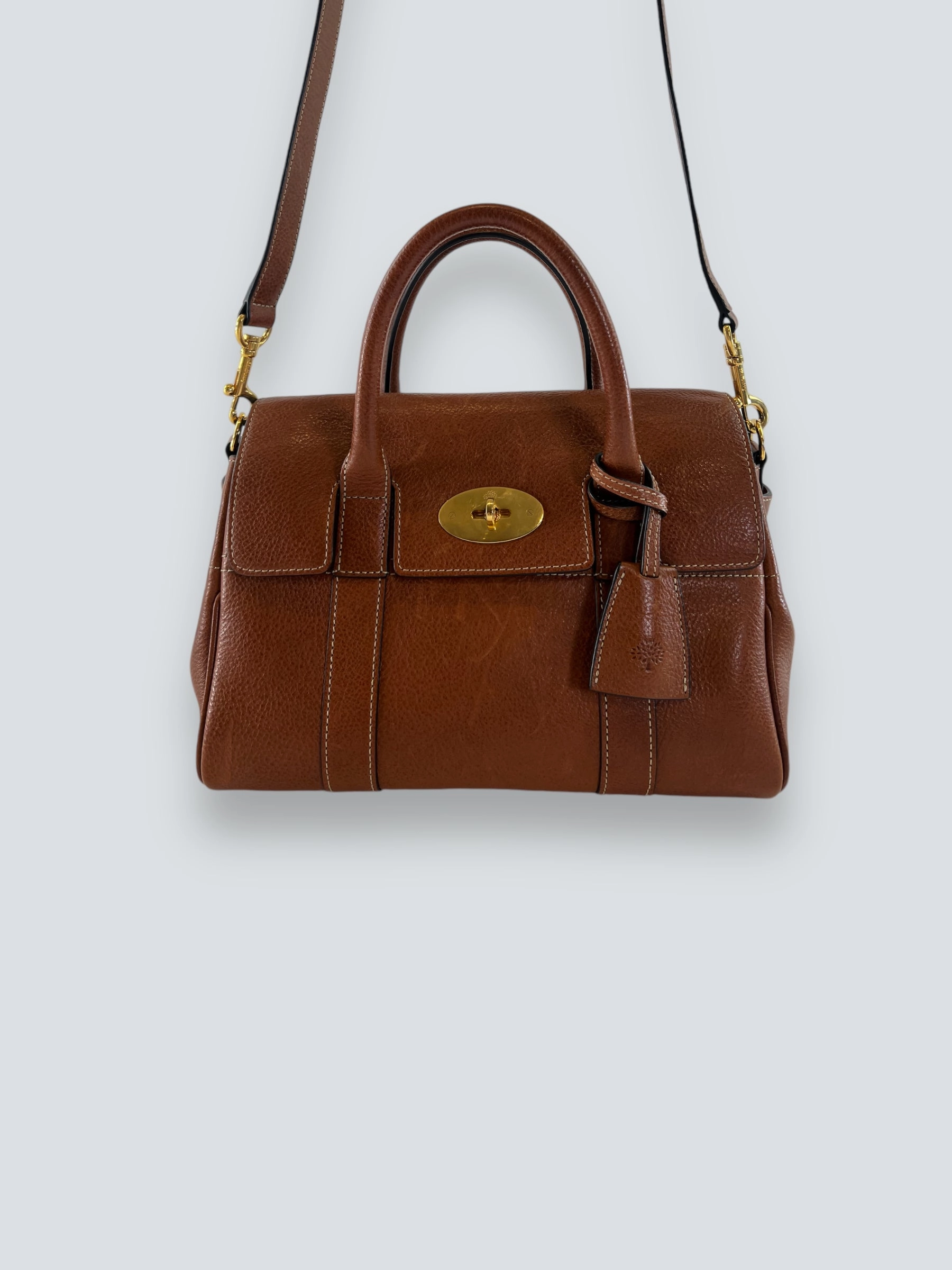 Mulberry Small Oak Leather Bayswater Tote
