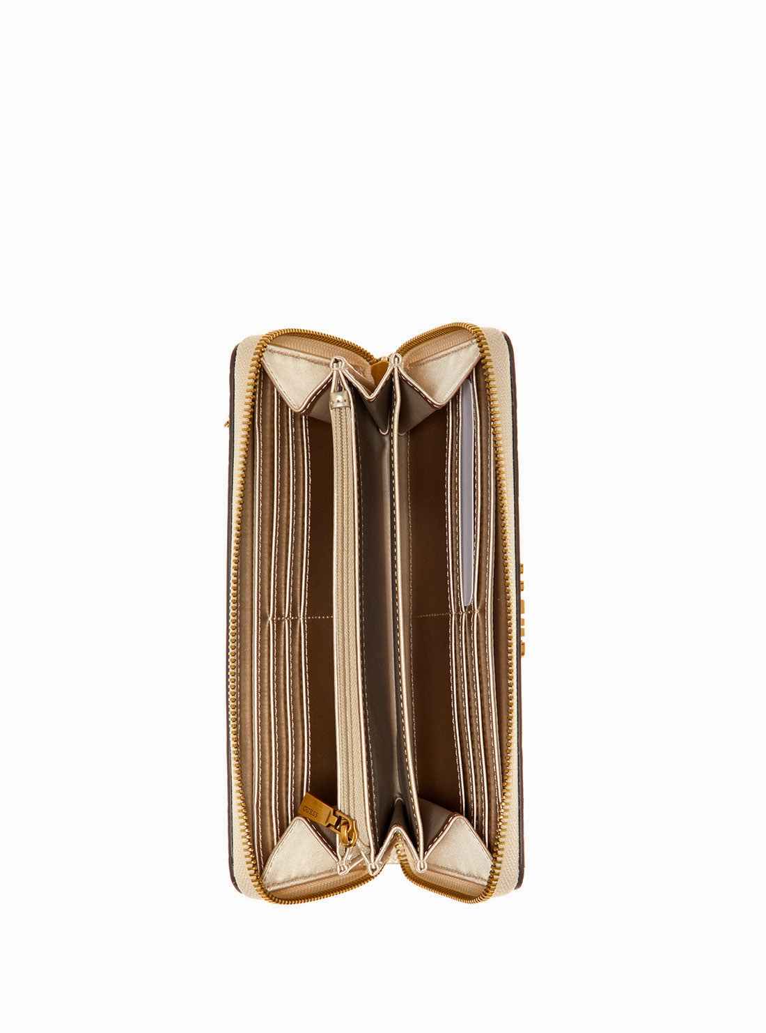 Natural Snake Print James Croco Large Wallet