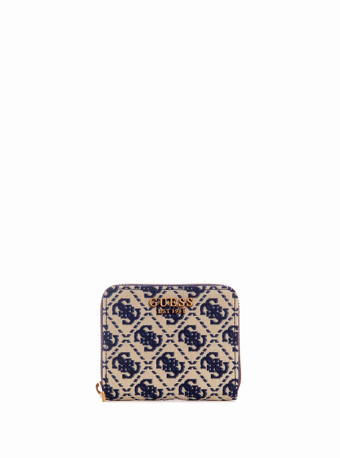 Navy Logo Izzy Small Wallet